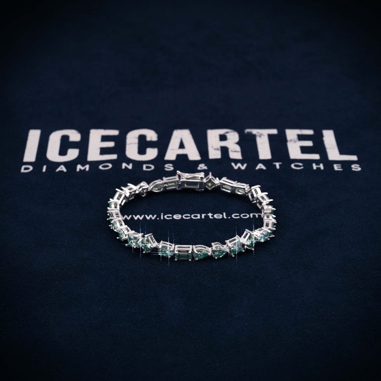 4MM Multi-Shape Moissanite Tennis Bracelet 14K Gold、mySite、hinf8tx79