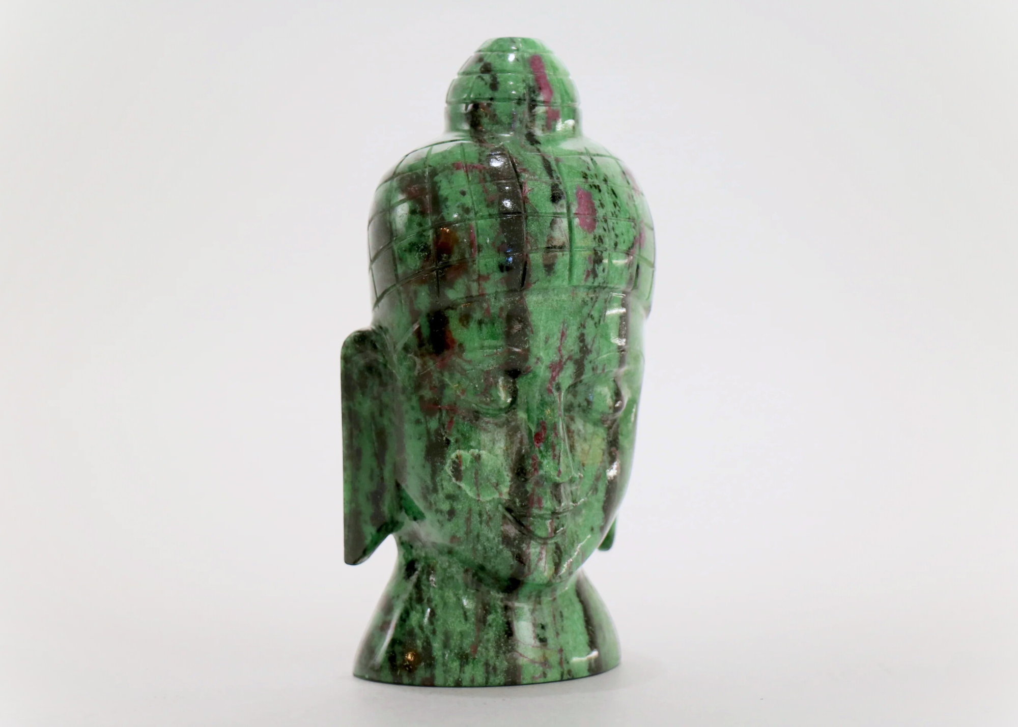 Buddha Head - Ruby Zoisite (15 cm)、mySite、topwebapps