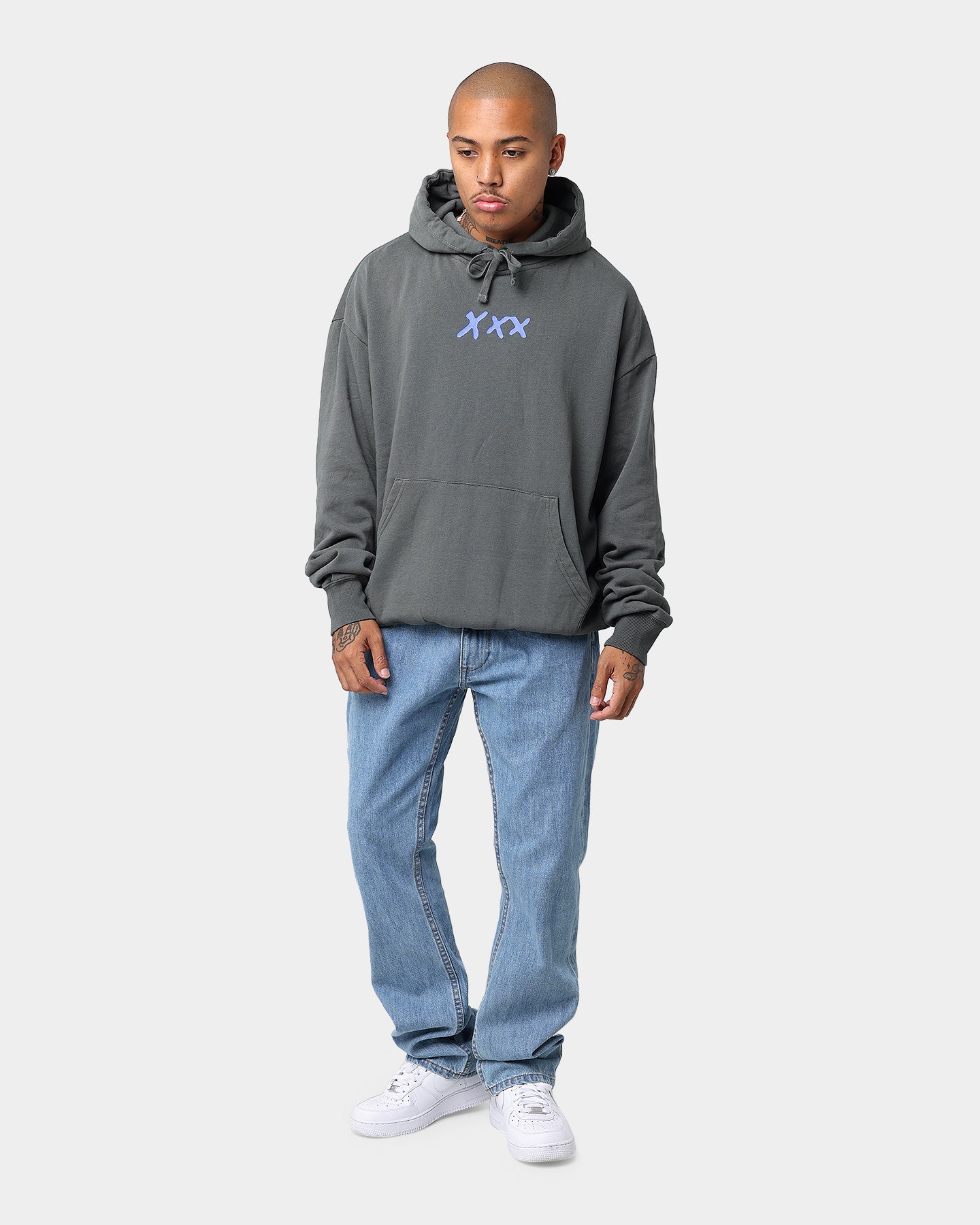 XXXTentacion Prosper Hoodie Grey、mySite、zt4zffjzw