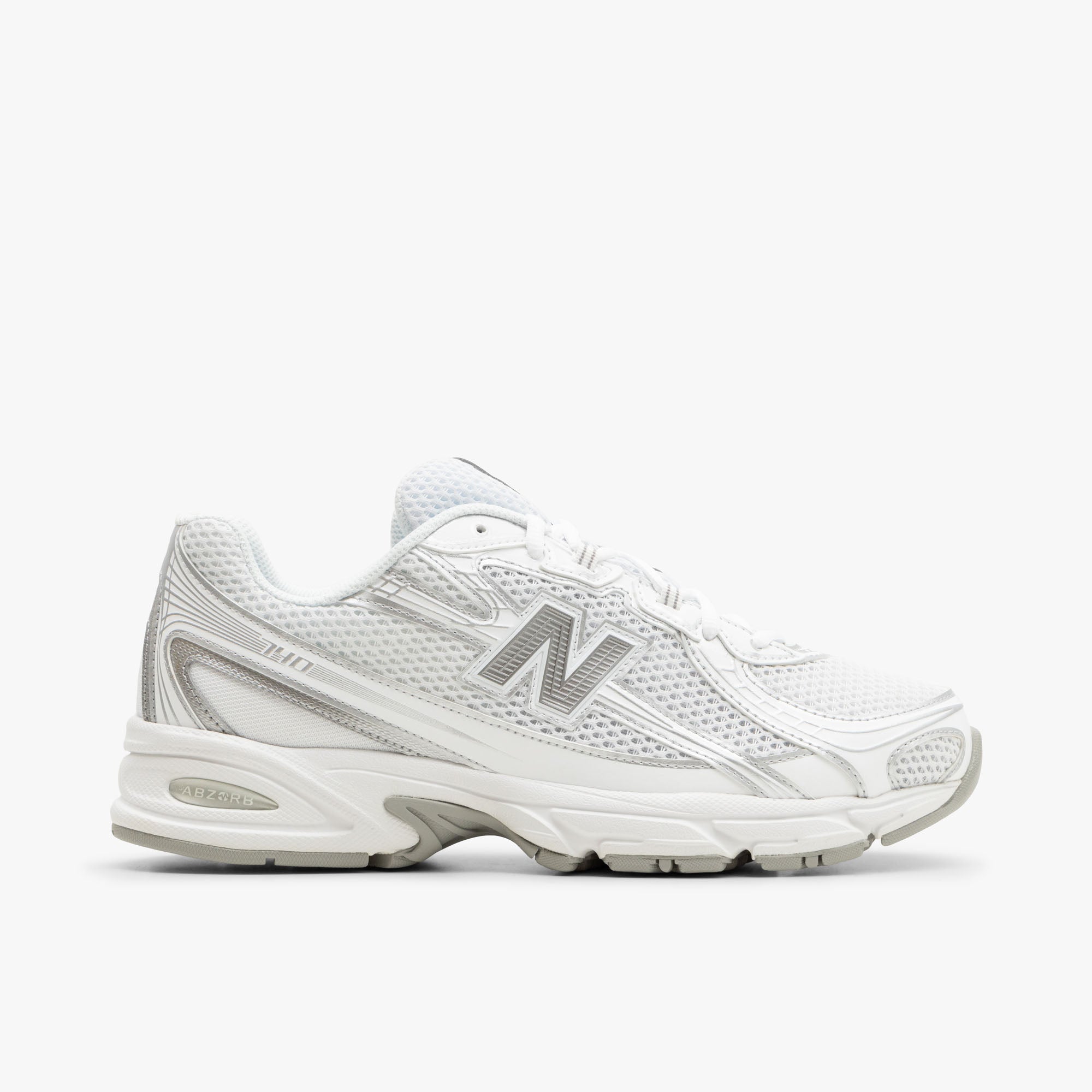  New Balance U740 / White / Silver Metallic、mySite、merchandisen