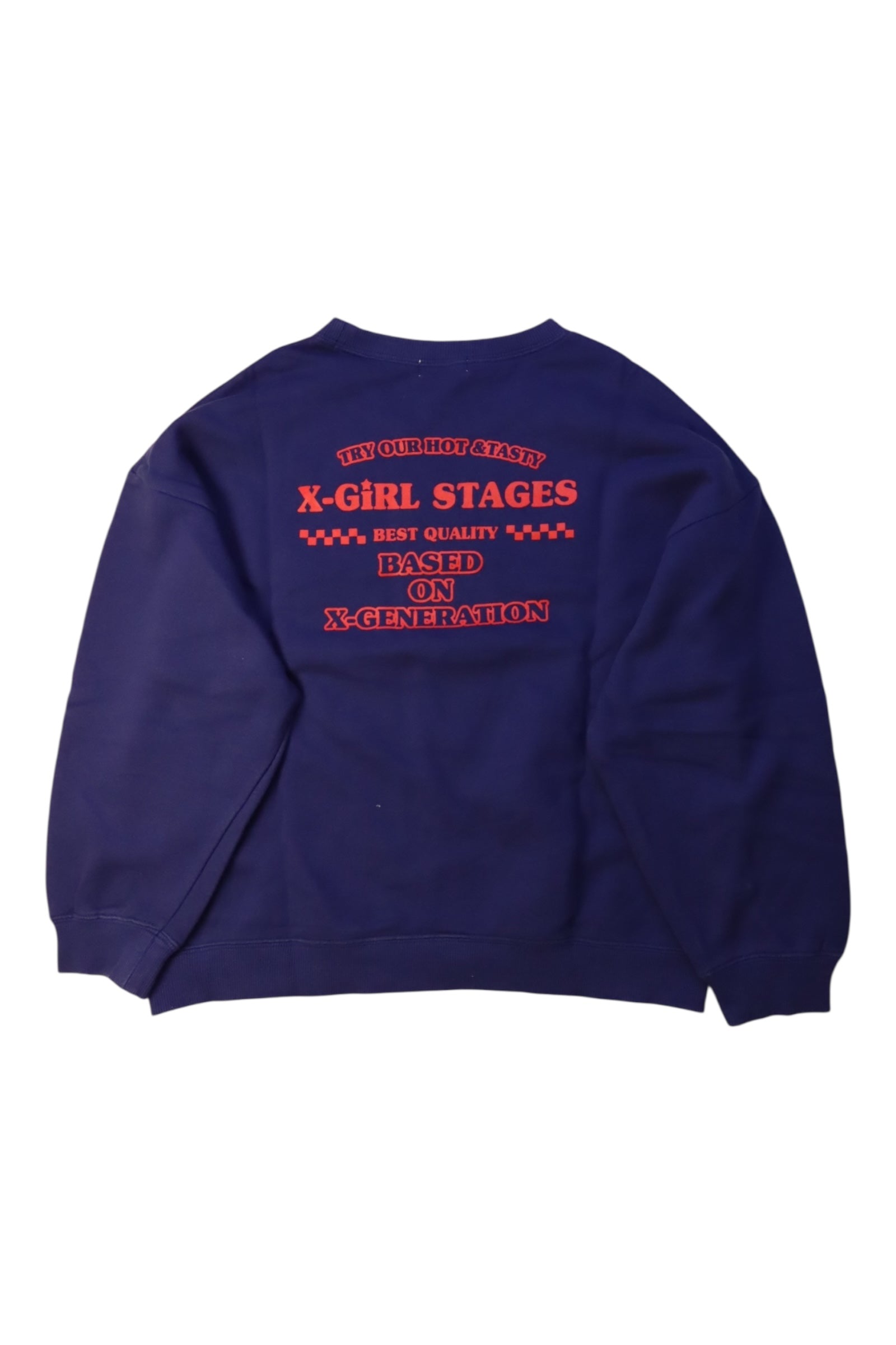 X-girl Crewneck Sweatshirt 10Y、mySite、g9winljtr