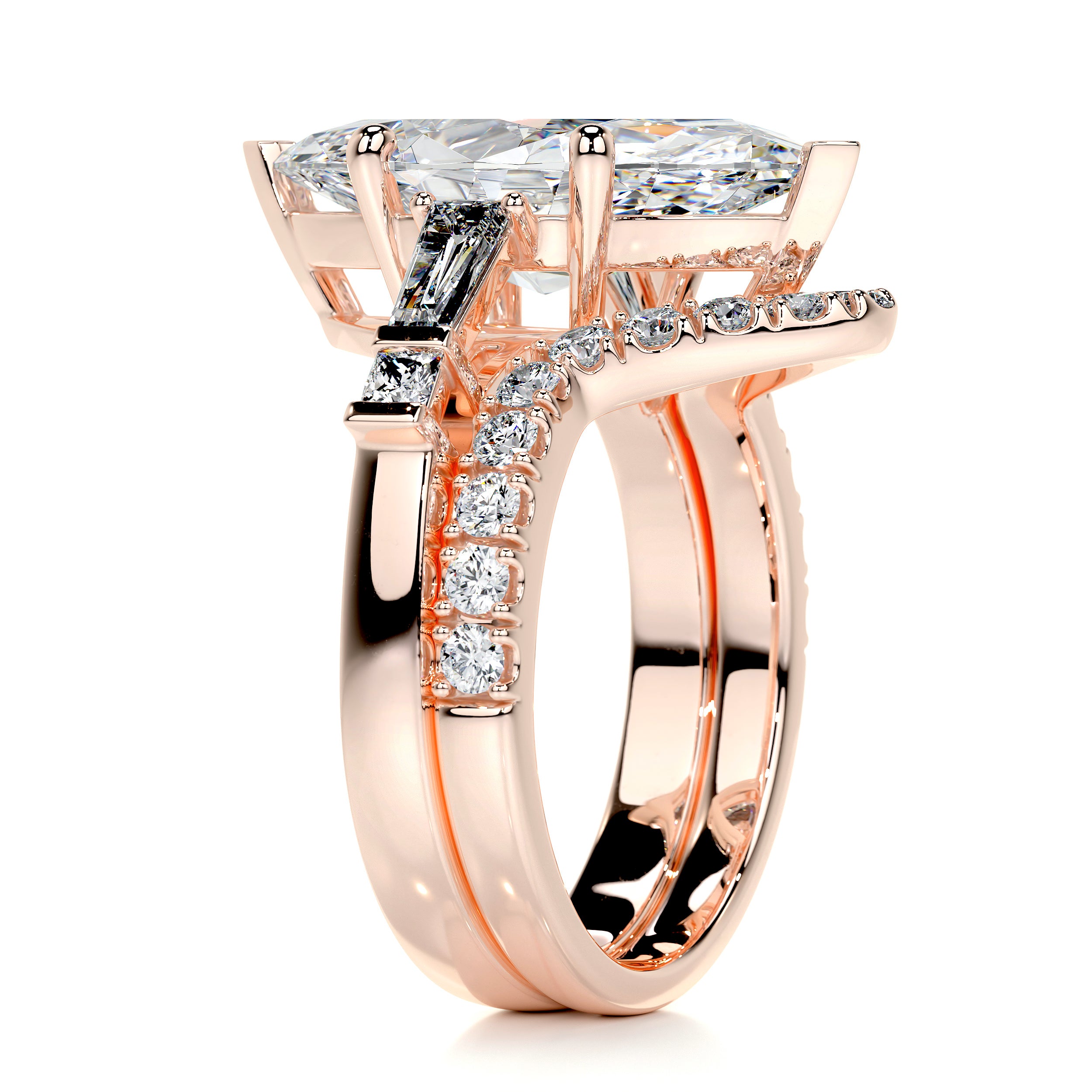 Tessa Diamond Bridal Set -14K Rose Gold、mySite、hinf8tx79