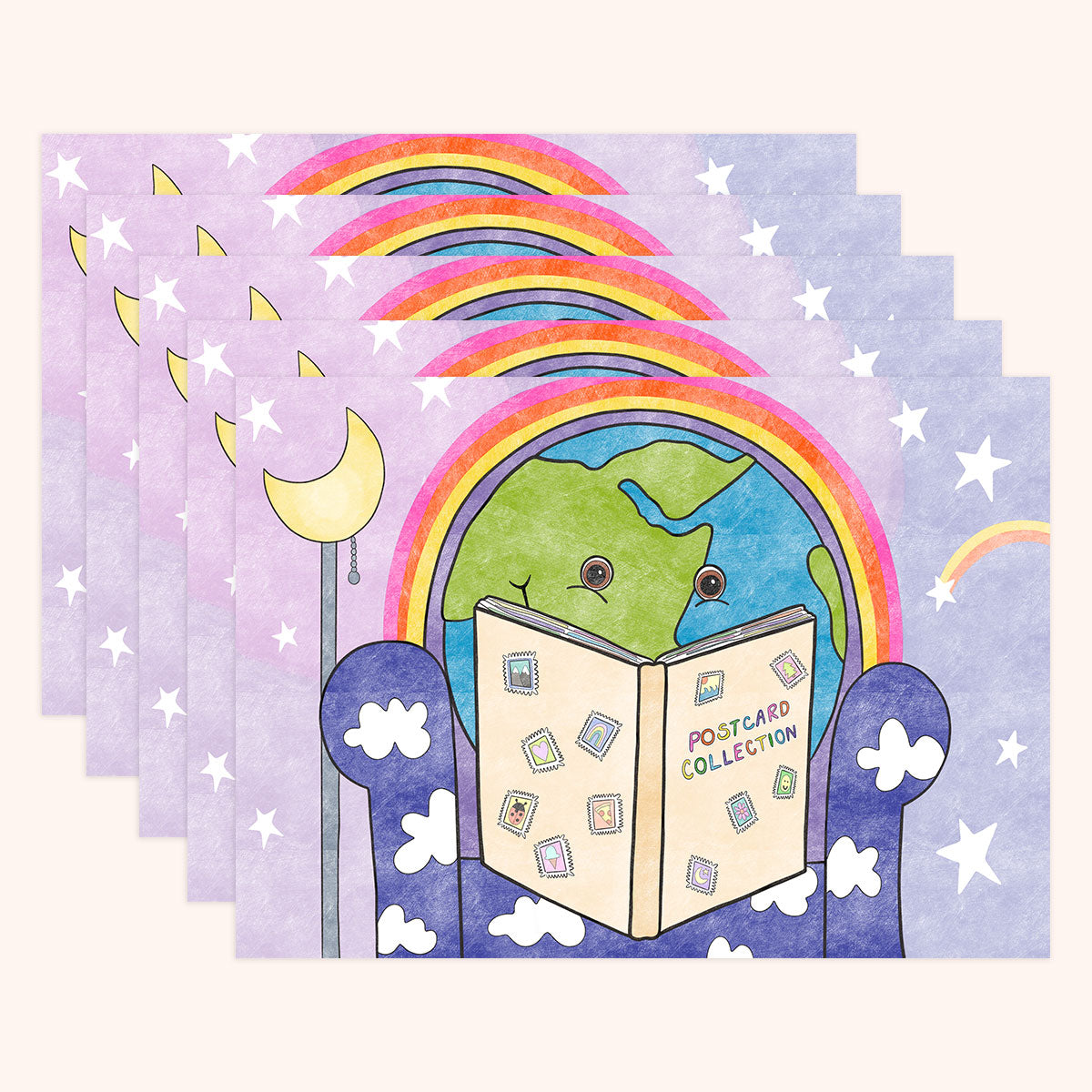  World Postcard Day 5x7 Postcard - 5 Pieces、mySite、ghnorth