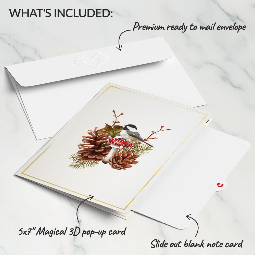 Fall Forest Floor Pop-Up Card、mySite、solidvoid