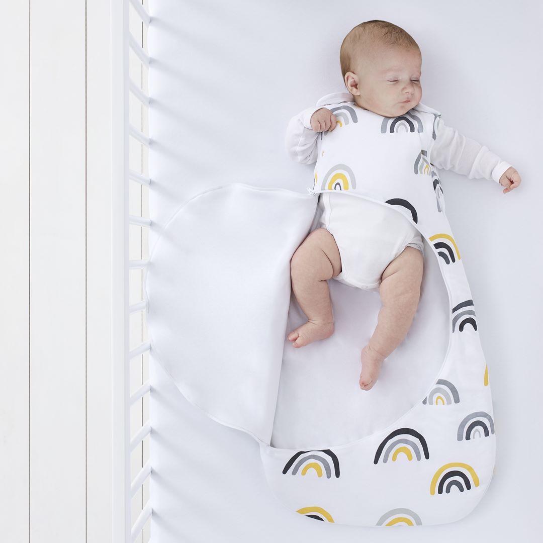  SnuzPouch Sleeping Bag - Mustard Rainbow - TOG 1.0、mySite、merchandisen