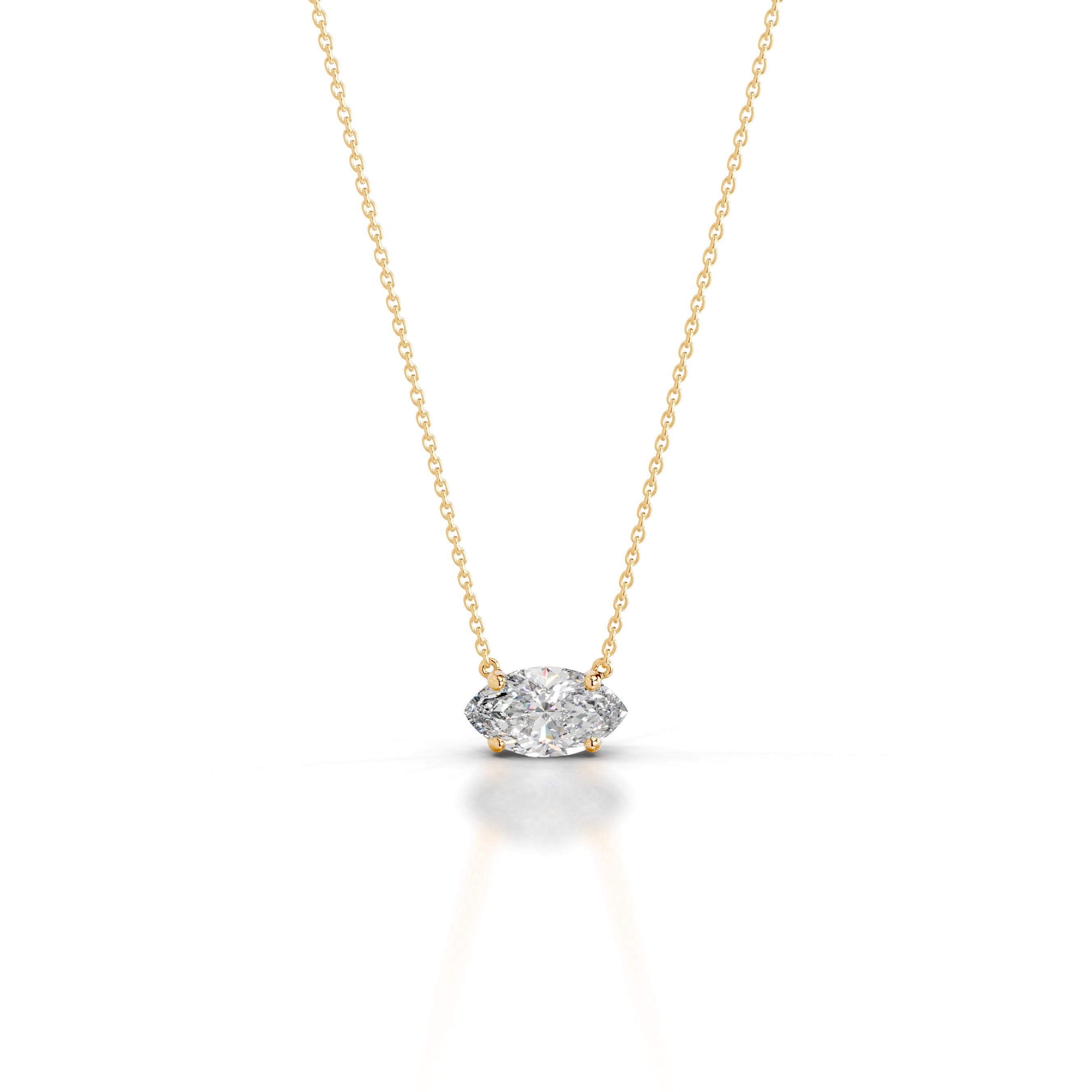 Clmence Lab Grown Diamond Pendant - 18K Yellow Gold、mySite、hinf8tx79