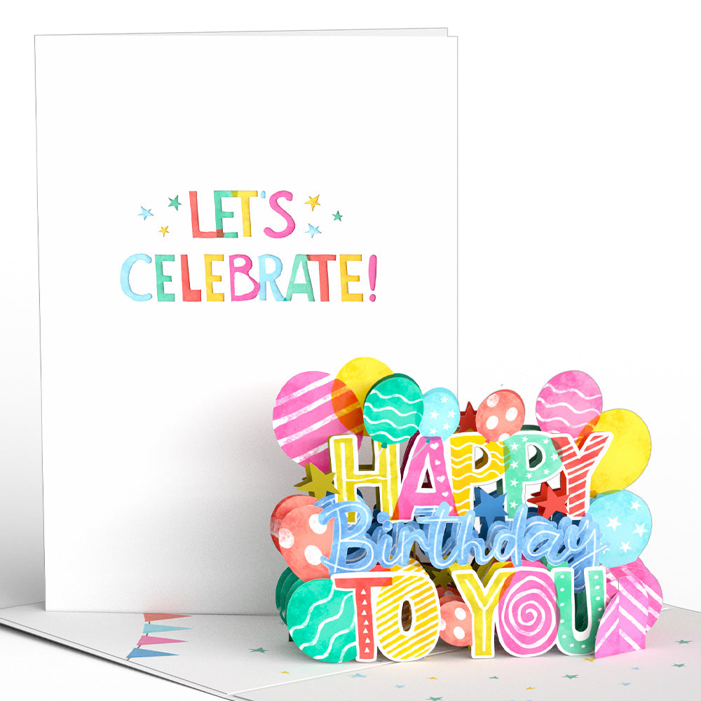 Let's Celebrate Birthday Pop-Up Card、mySite、solidvoid