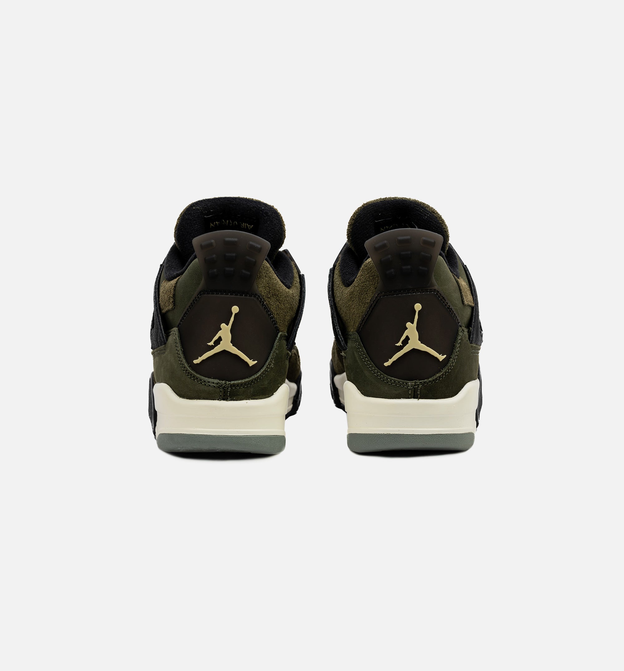 Air Jordan 4 Retro Craft Olive Grade School Lifestyle Shoe - Medium Olive/Black、mySite、dreamappss