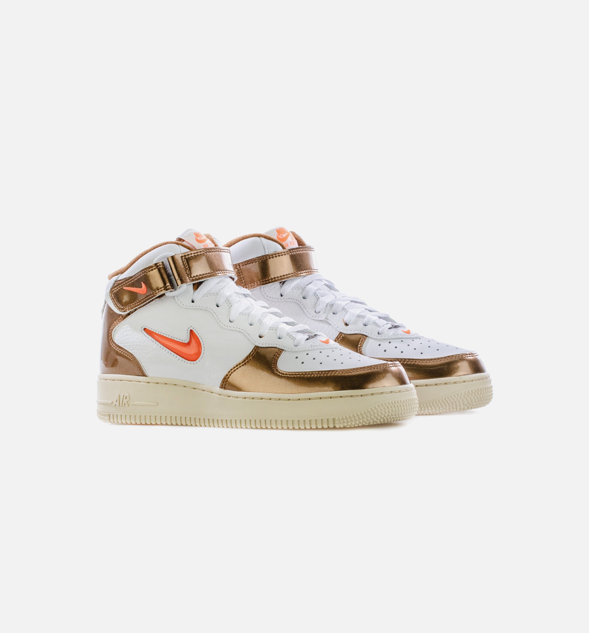 Air Force 1 Mid Ale Brown Mens Lifestyle Shoe - White/Total Orange/Ale Brown/Beach、mySite、dreamappss
