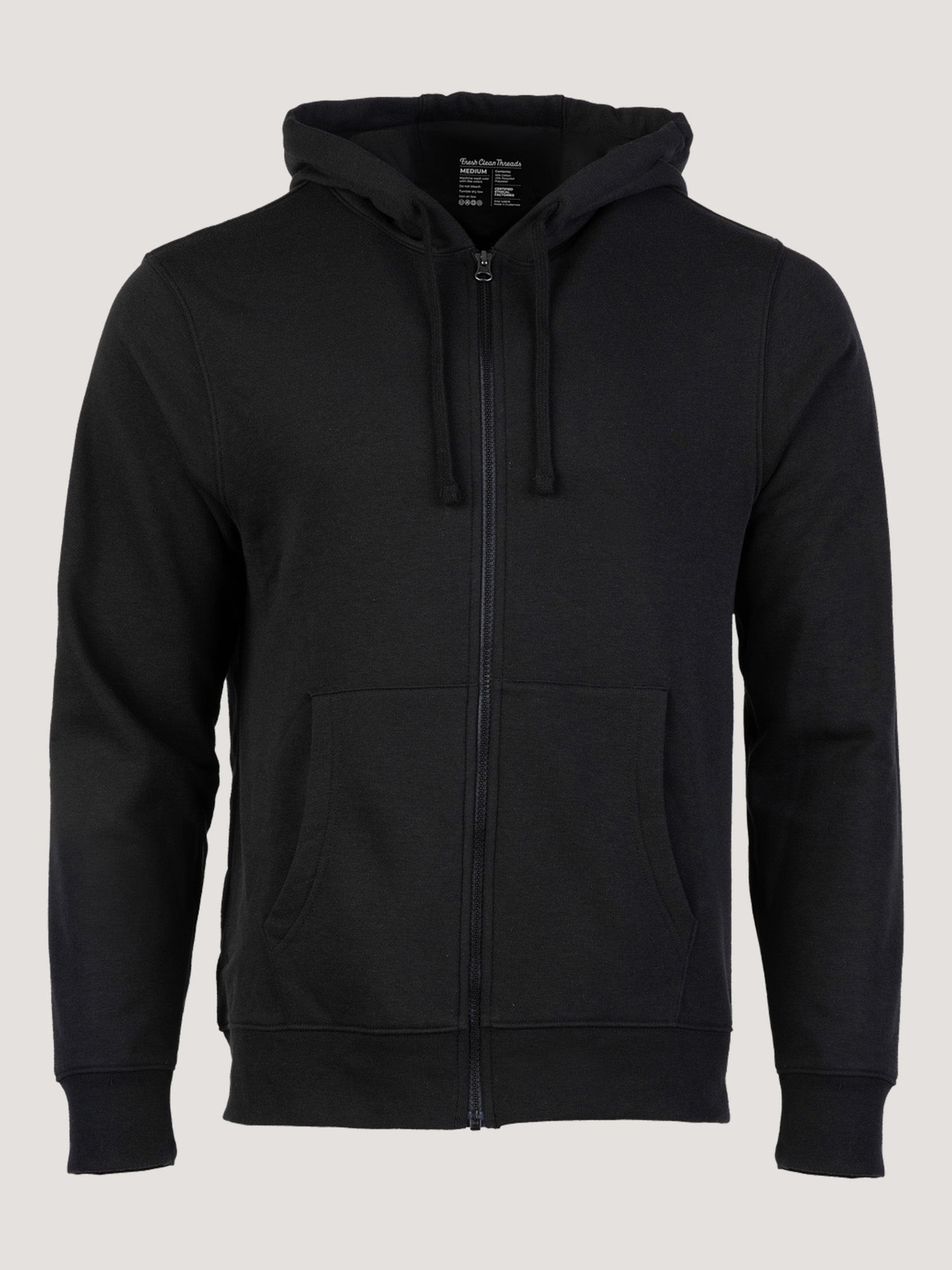  Black Zip-Up Hoodie、mySite、ghnorth