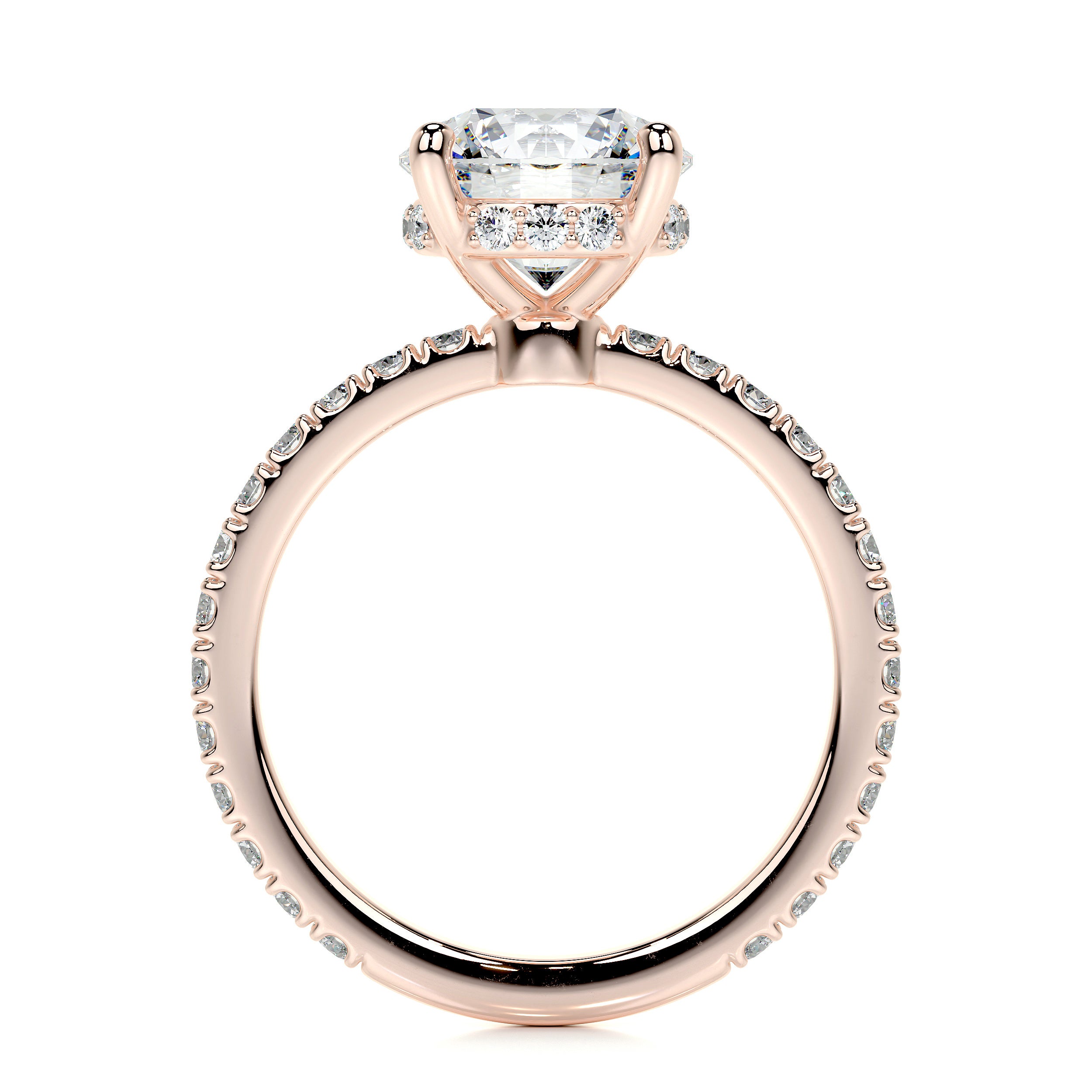 Nellie Lab Grown Diamond Ring -14K Rose Gold、mySite、hinf8tx79