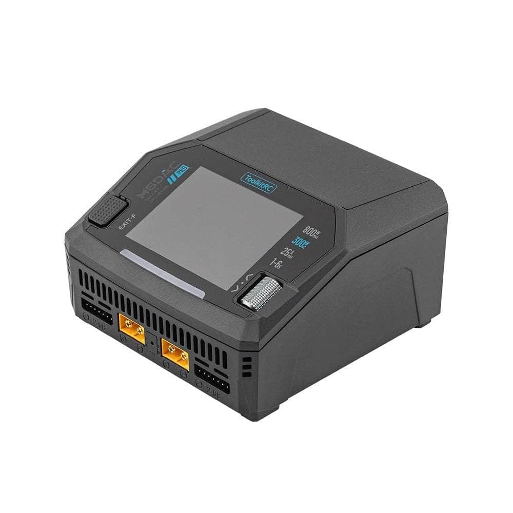  ToolkitRC M6DAC Pro V2 800W 16A 1-6S AC/DC Dual Channel Charger - XT60、mySite、merchandisen