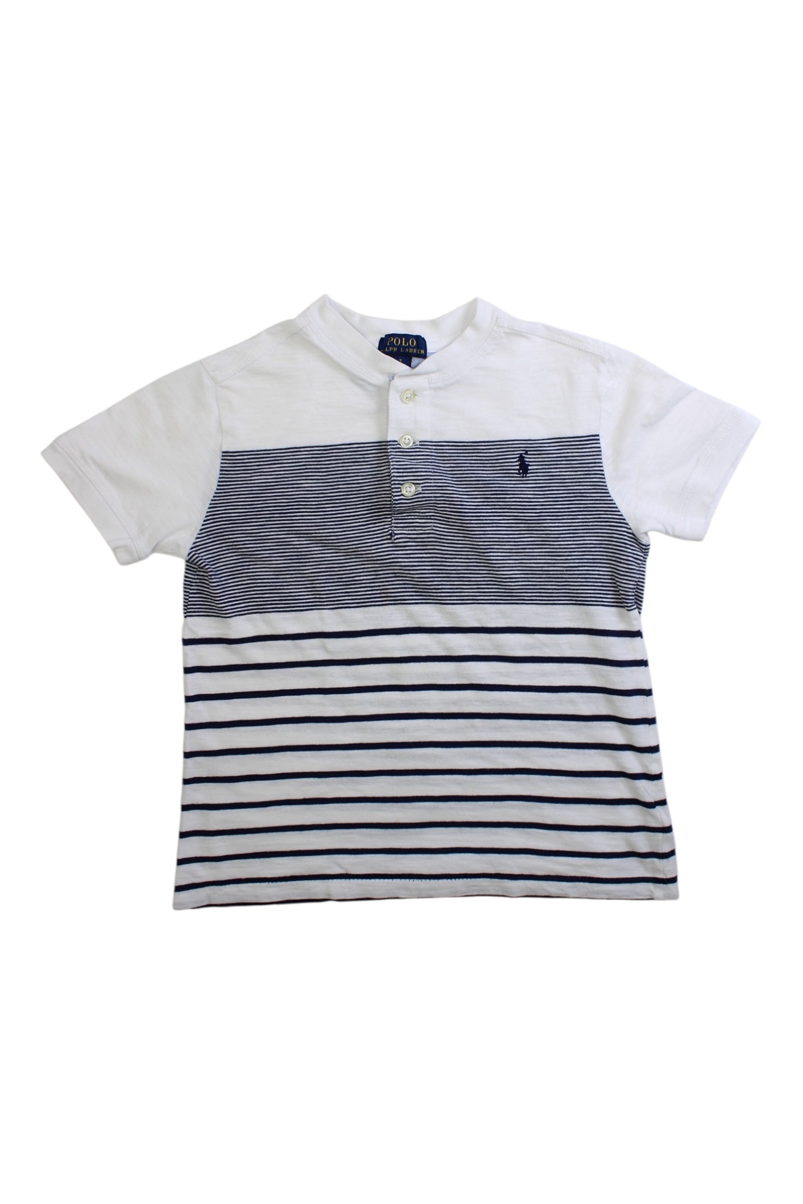 Polo Ralph Lauren Striped Short Sleeve Shirt 7Y、mySite、g9winljtr