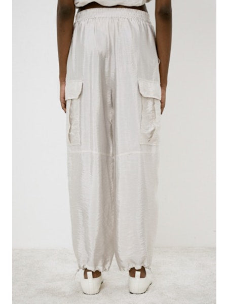 MEIMEIJ Satin Cargo Pants - Final Sale、mySite、noshort
