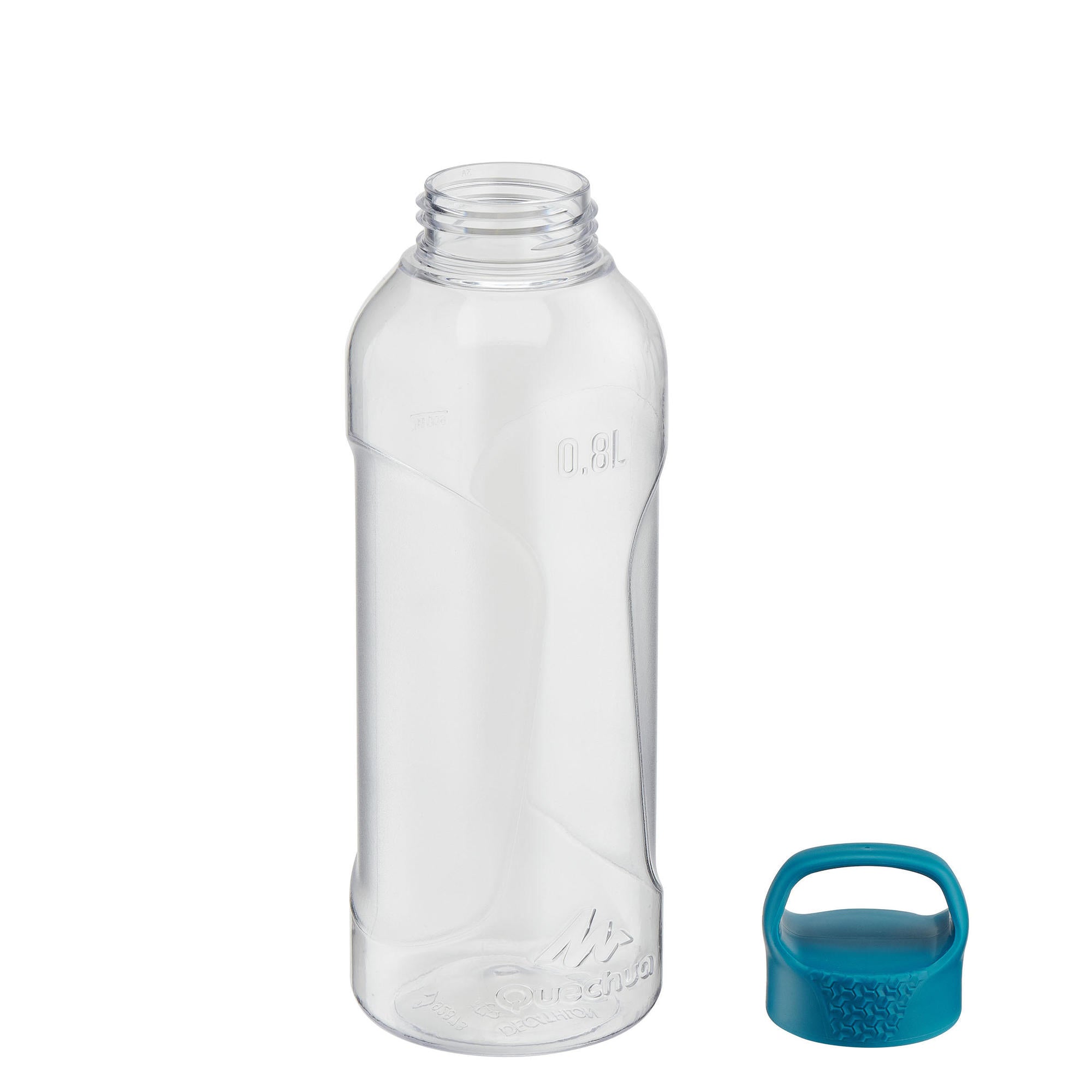 Quechua Plastic hiking flask MH100 with screw cap 0.8 Litre