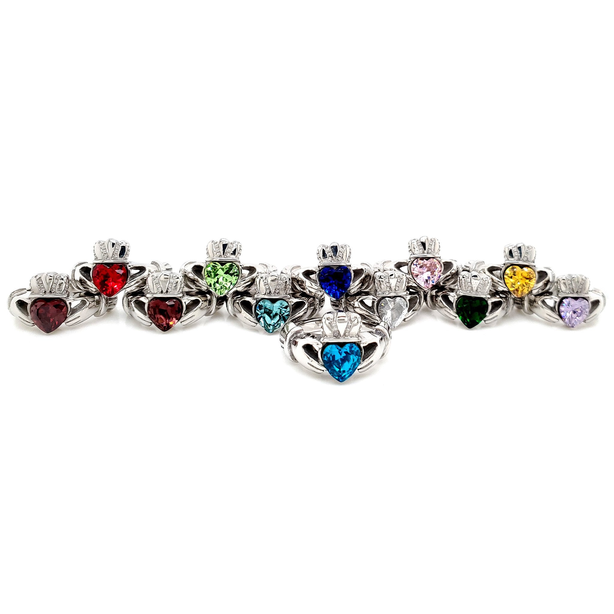 Claddagh Love, Loyalty, & Friendship Birthstone Ring / FBS0001、mySite、dreamappss