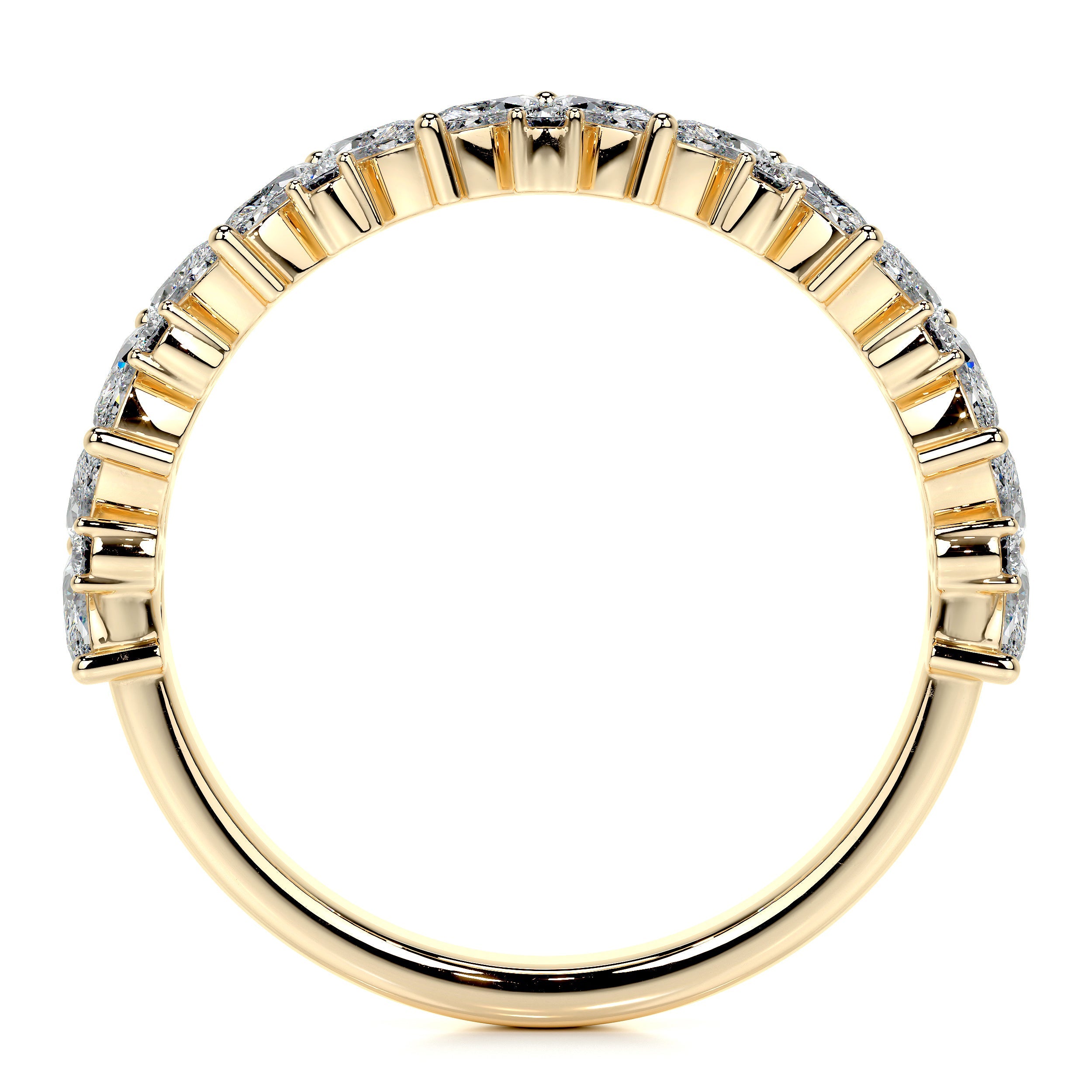 Regina Lab Grown Diamond Wedding Ring (1 Carat) -18K Yellow Gold (RTS)、mySite、hinf8tx79