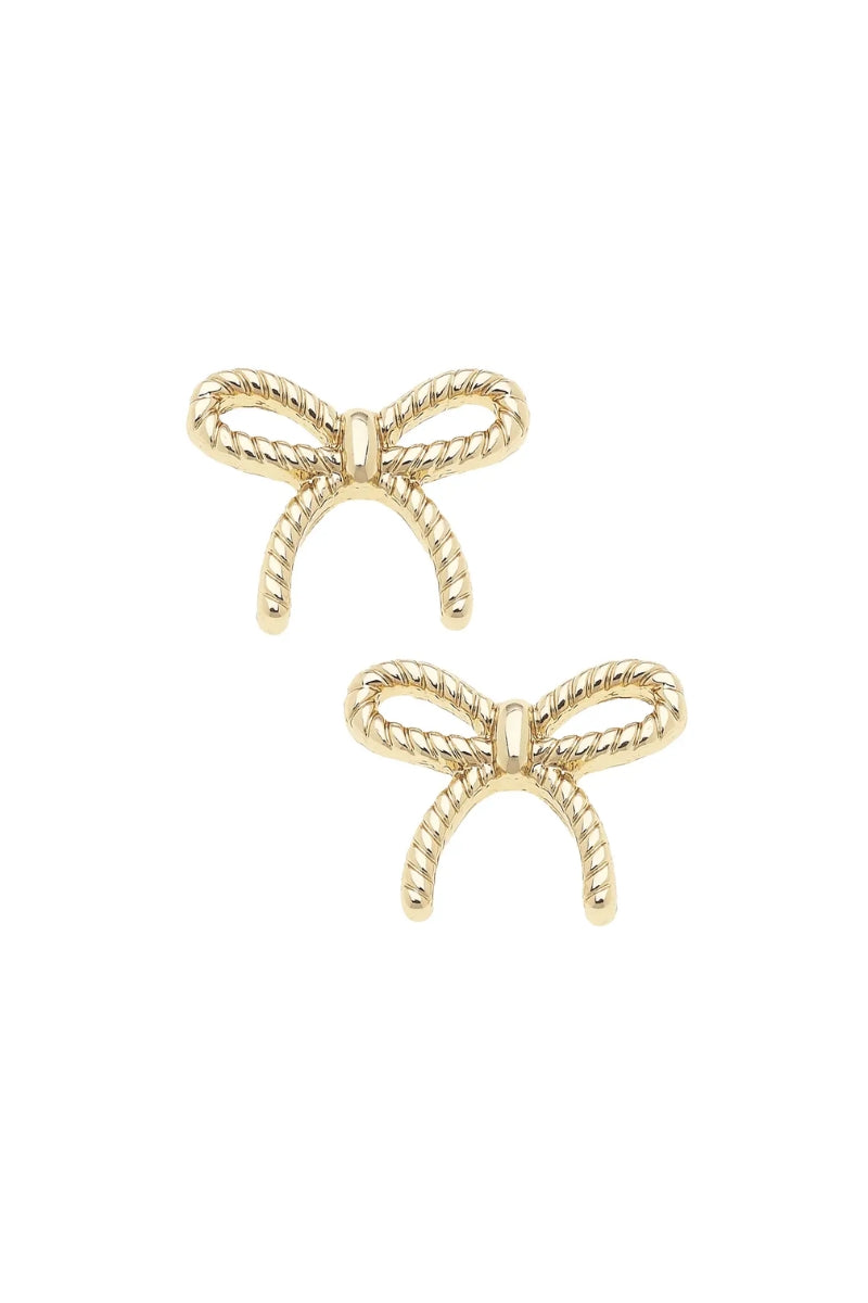 Bessie Rope Bow Stud Earrings、mySite、hinf8tx79