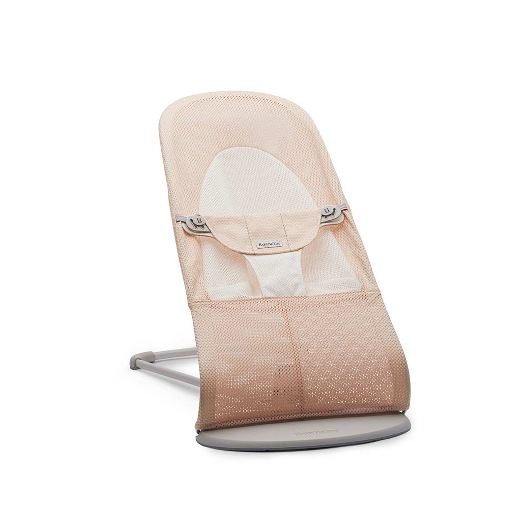  BabyBjorn Balance Soft Mesh Baby Bouncer - Grey Frame - Pearly Pink、mySite、merchandisen