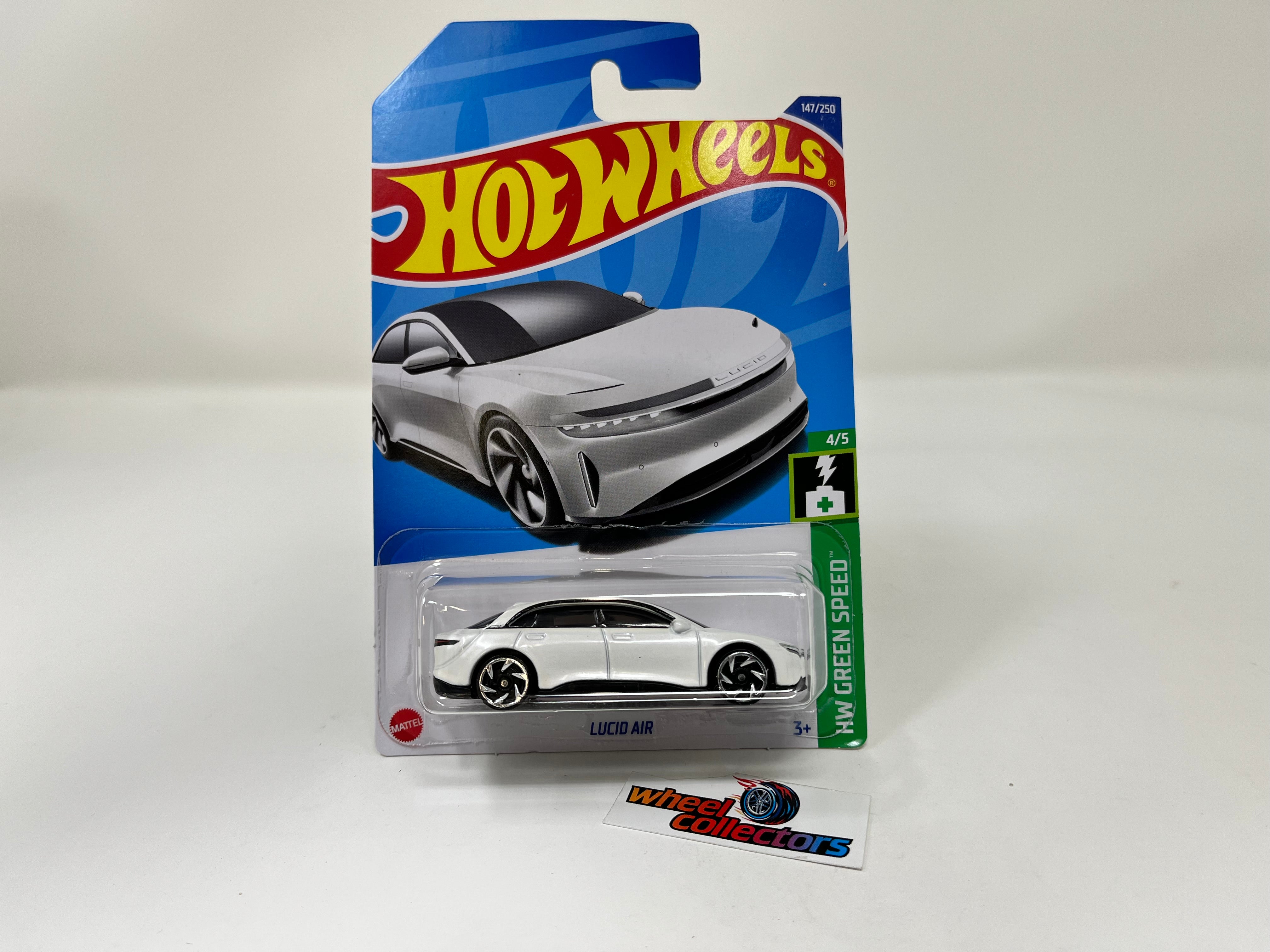 Lucid Air #147 * WHITE * 2022 Hot Wheels Case P、mySite、hgirdovlk