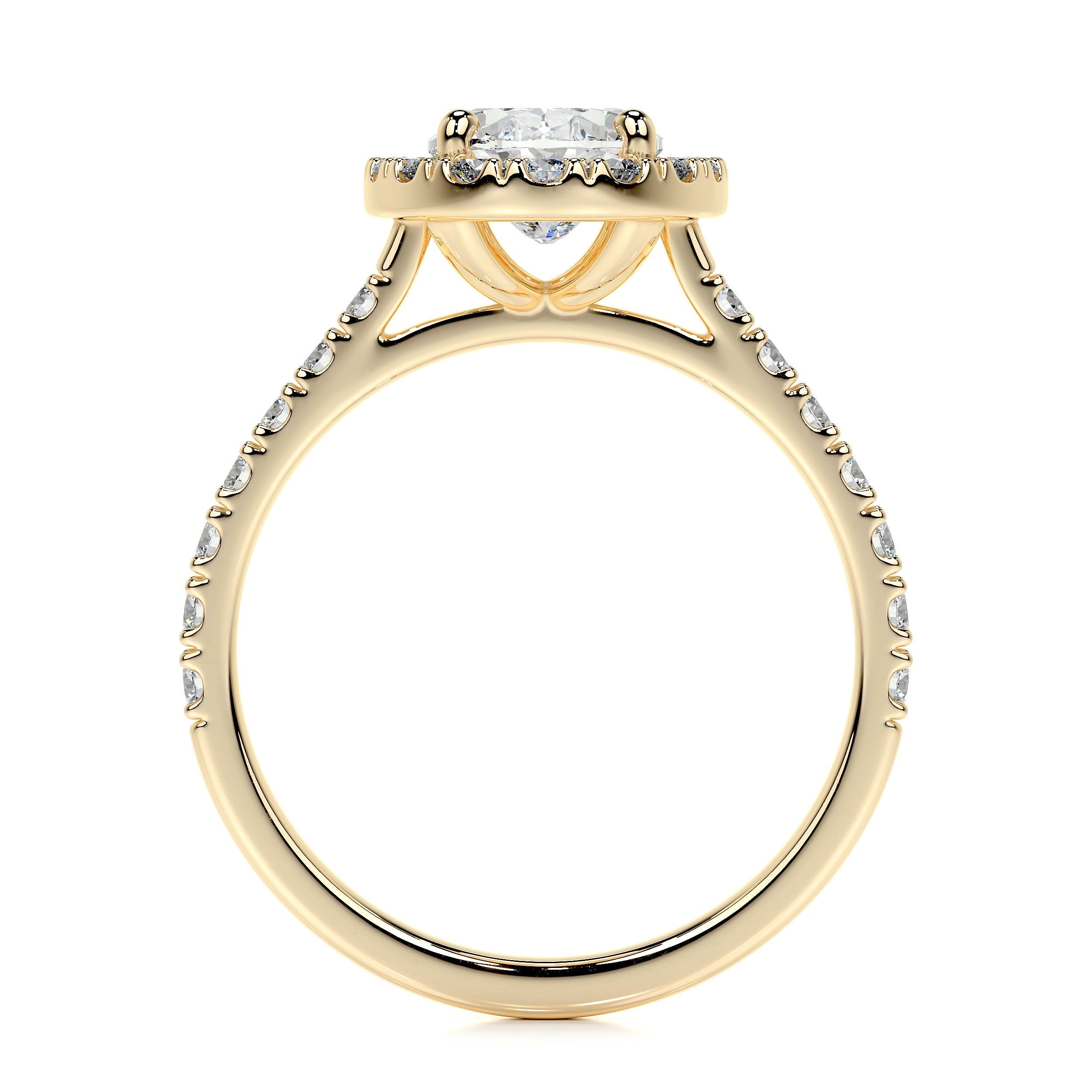 Maria Lab Grown Diamond Ring - 18K Yellow Gold (RTS)、mySite、hinf8tx79