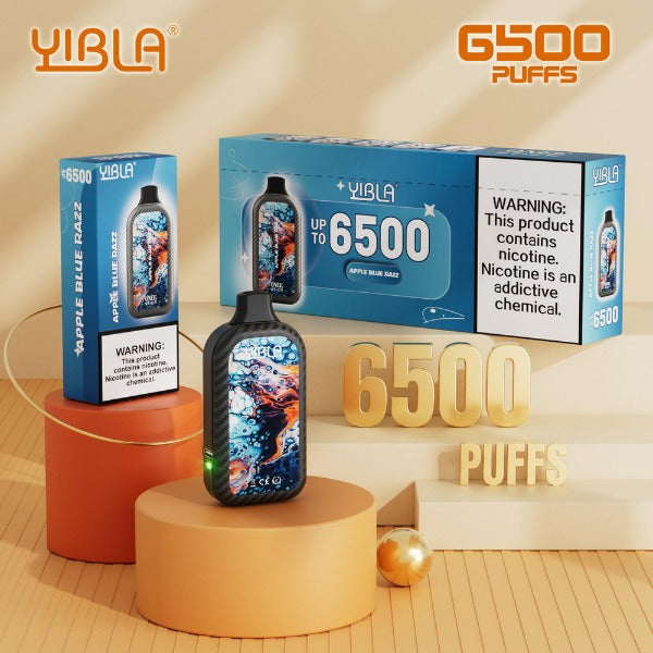 Yibla 6500 Puffs Disposable Vape 18mL 10 Pack、mySite、zt4zffjzw