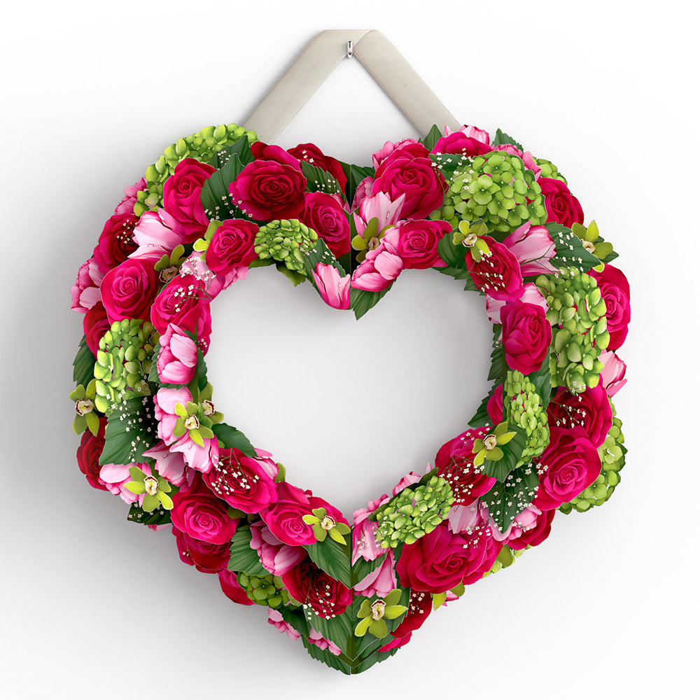 Rose Heart Wreath、mySite、solidvoid