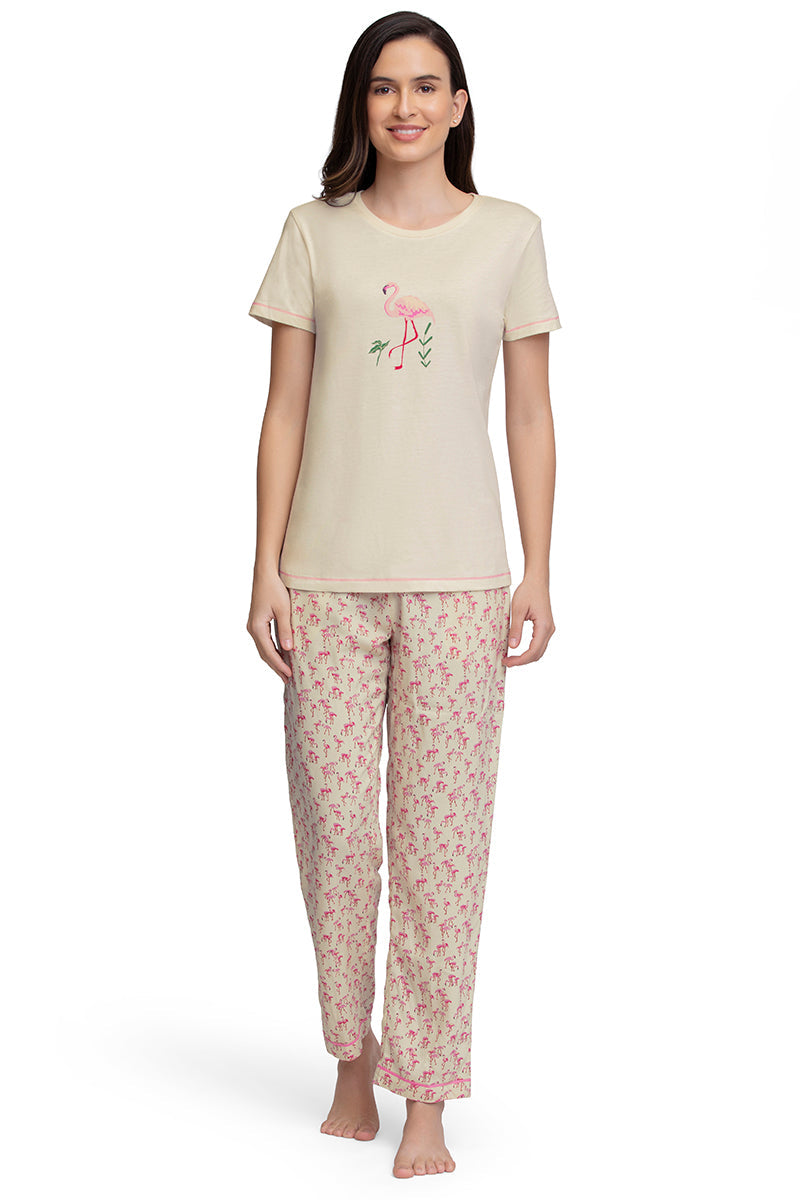  Full Length Pyjama Bottom - Flamingo Pr、mySite、justintrudeaud