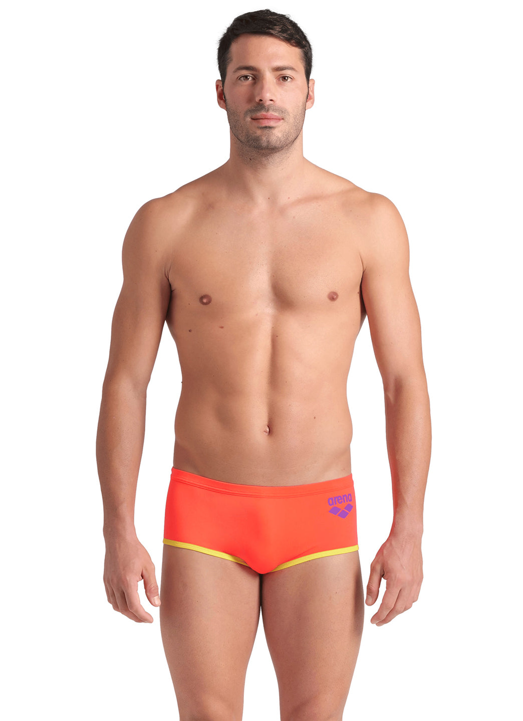 Arena Men's One Big Logo Square Leg Swimsuit、mySite、noshort
