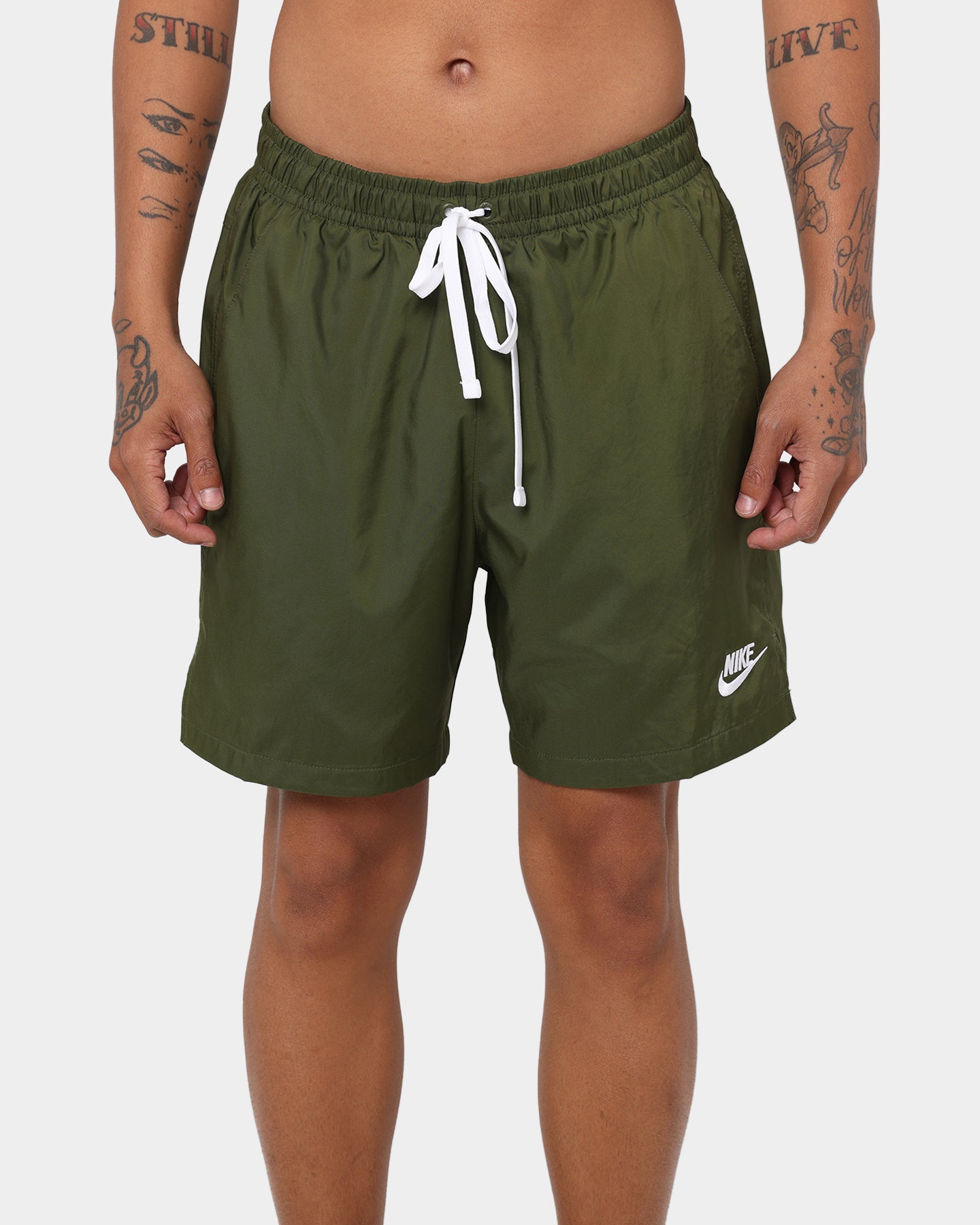 Nike Nike Sportswear Woven Lined Shorts Rough Green/White、mySite、zt4zffjzw
