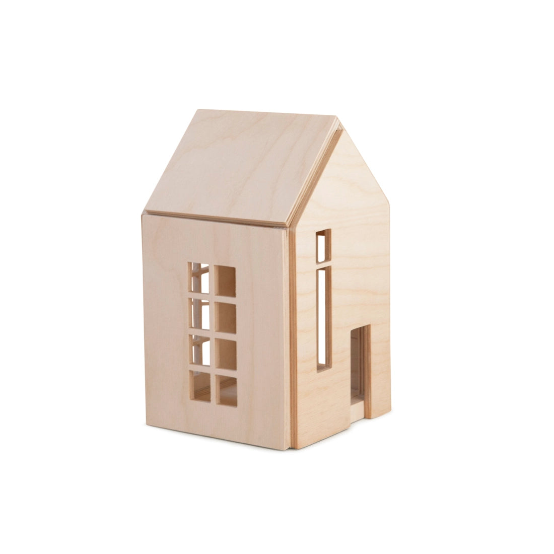 Wooden Magnetic Dollhouse - Natural - Medium、mySite、g9winljtr