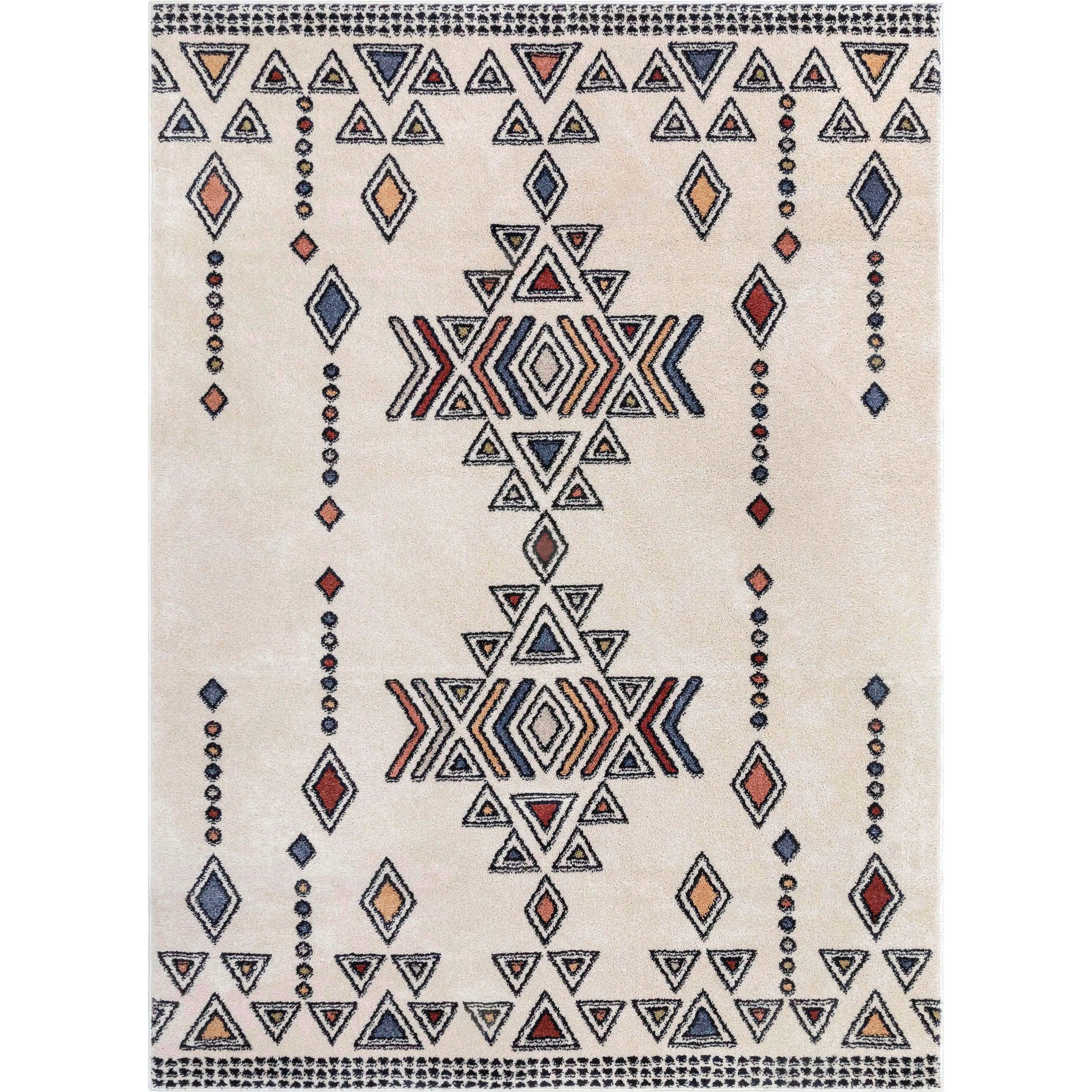 Huron Bohemian Vintage Tribal Beige Rug、mySite、gigharbornorthrealestate