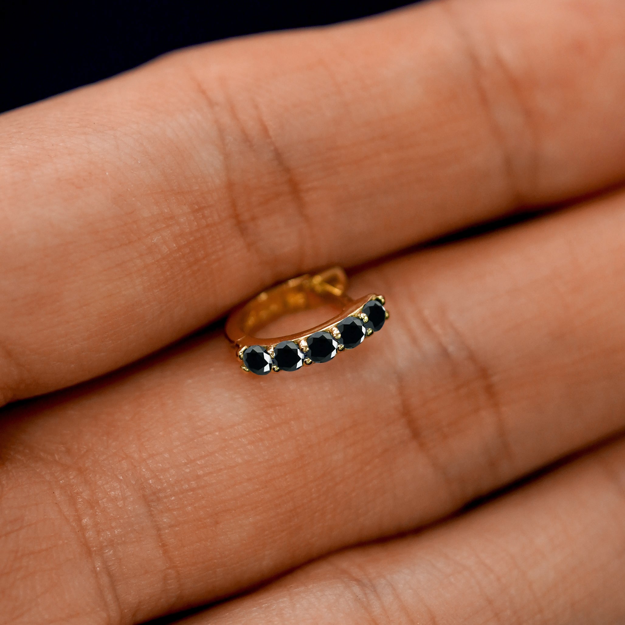 Black Diamond Huggie Hoop、mySite、hinf8tx79