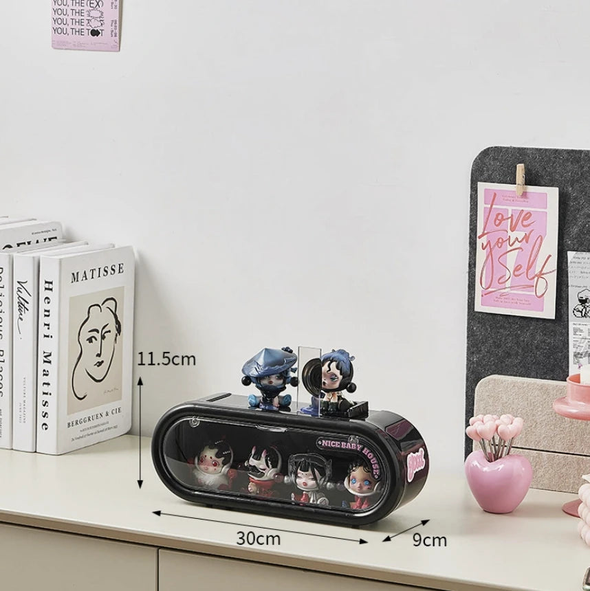  Clear Acrylic Display Case for Pop Mart Skullpanda – Custom Stand & Tiered Toy Display Cabinet、mySite、greenlandpopulation