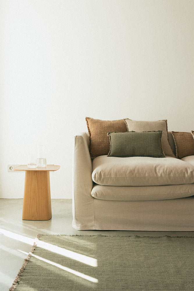 Handloom Rectangular Cushion Kaki、mySite、gigharbornorthrealestate