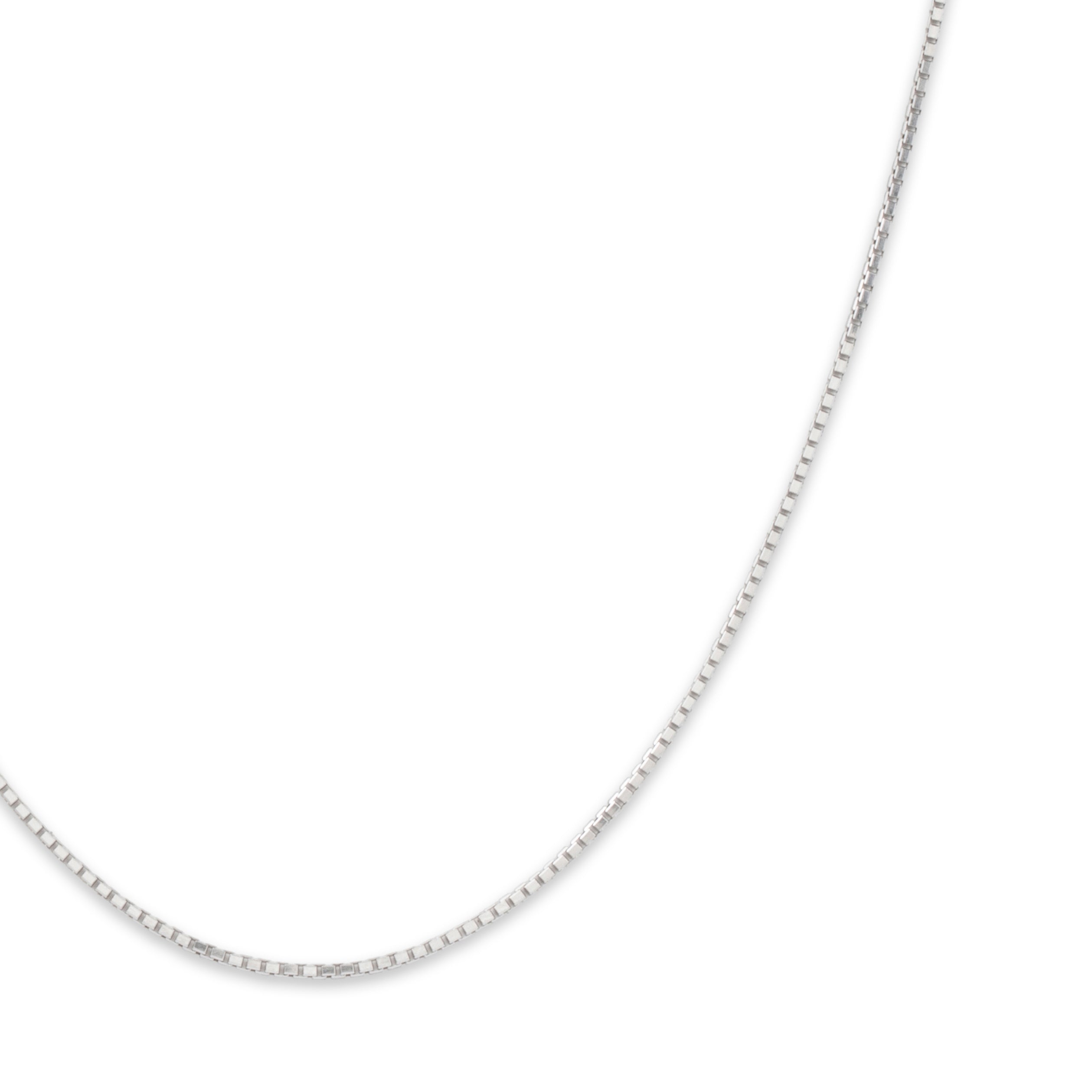 Vintage 14k White Gold Box Chain / Necklace 16、mySite、hinf8tx79