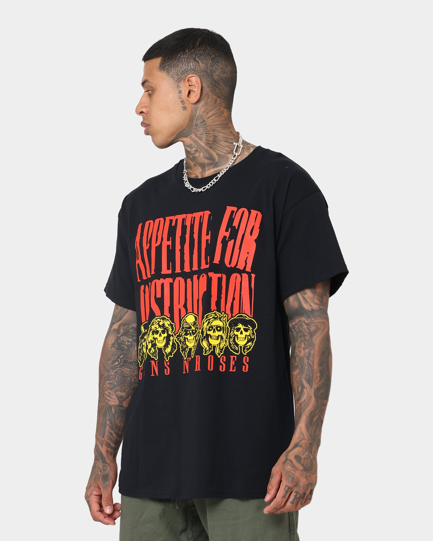 Guns N Roses Appetite Destruction T-Shirt Black、mySite、zt4zffjzw