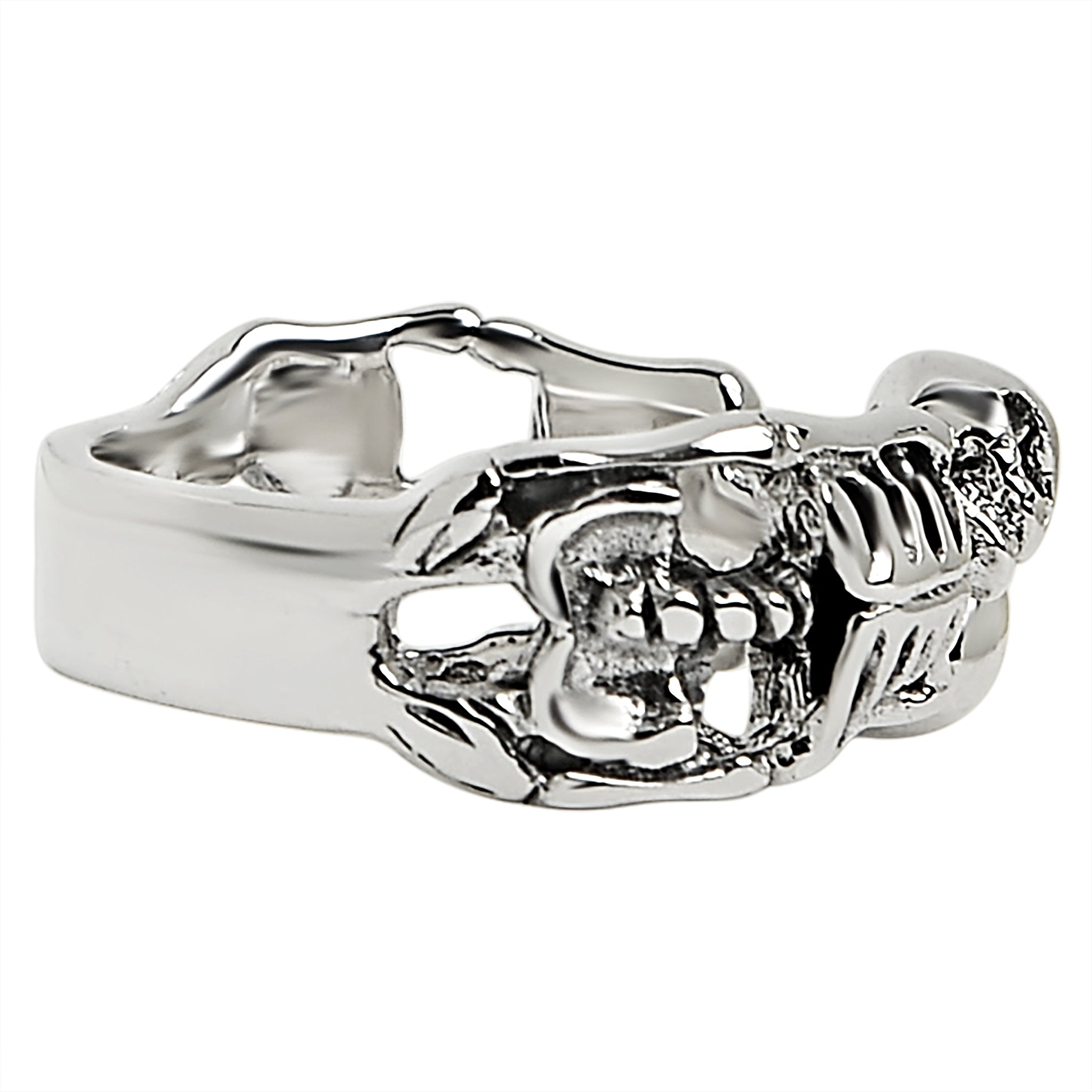 Sterling Silver Two Skeletons Ring / SSR0065、mySite、dreamappss