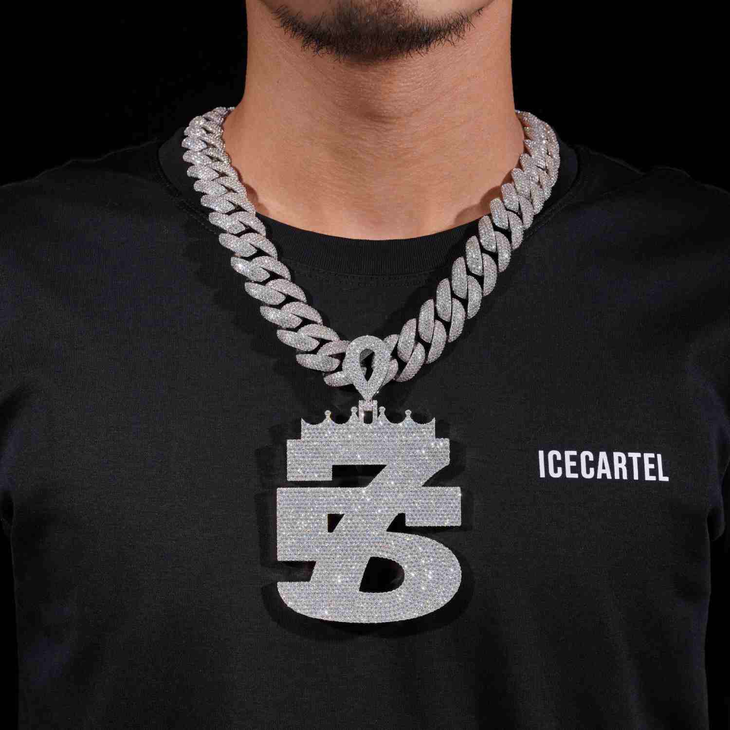 75 Custom Moissanite Pendant 14K Gold、mySite、hinf8tx79