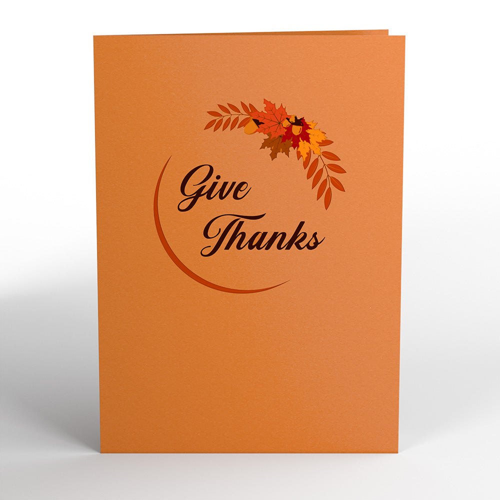 Give Thanks Turkey Pop-Up Card、mySite、solidvoid