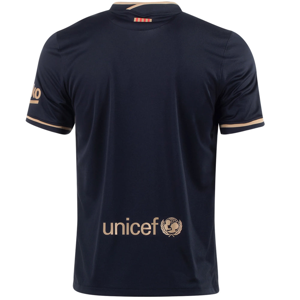 Nike Kids FC Barcelona 20/21 Away Jersey Black/Gold、mySite、noshort
