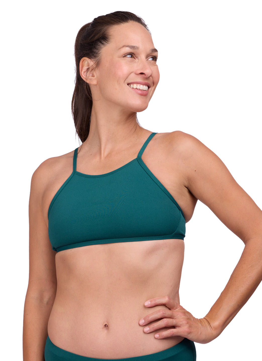 JOLYN Women's Ruth Solid Bikini Top、mySite、noshort