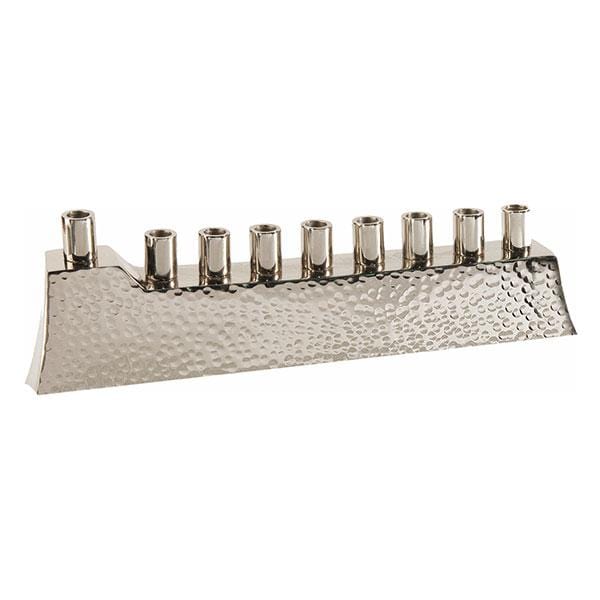Hammered Aluminum Silver Menorah by Yair Emanuel、mySite、topwebapps