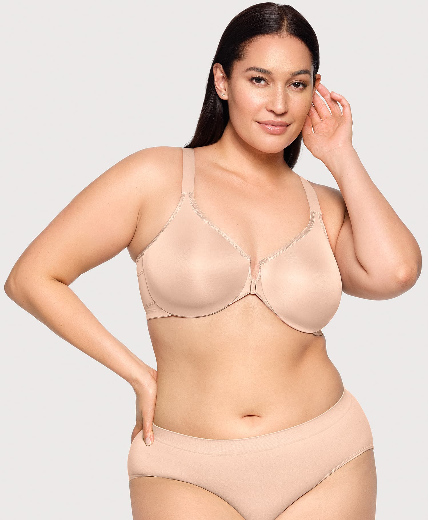  Front-Closure Posture Back WonderWire Bra Cafe、mySite、justintrudeaud