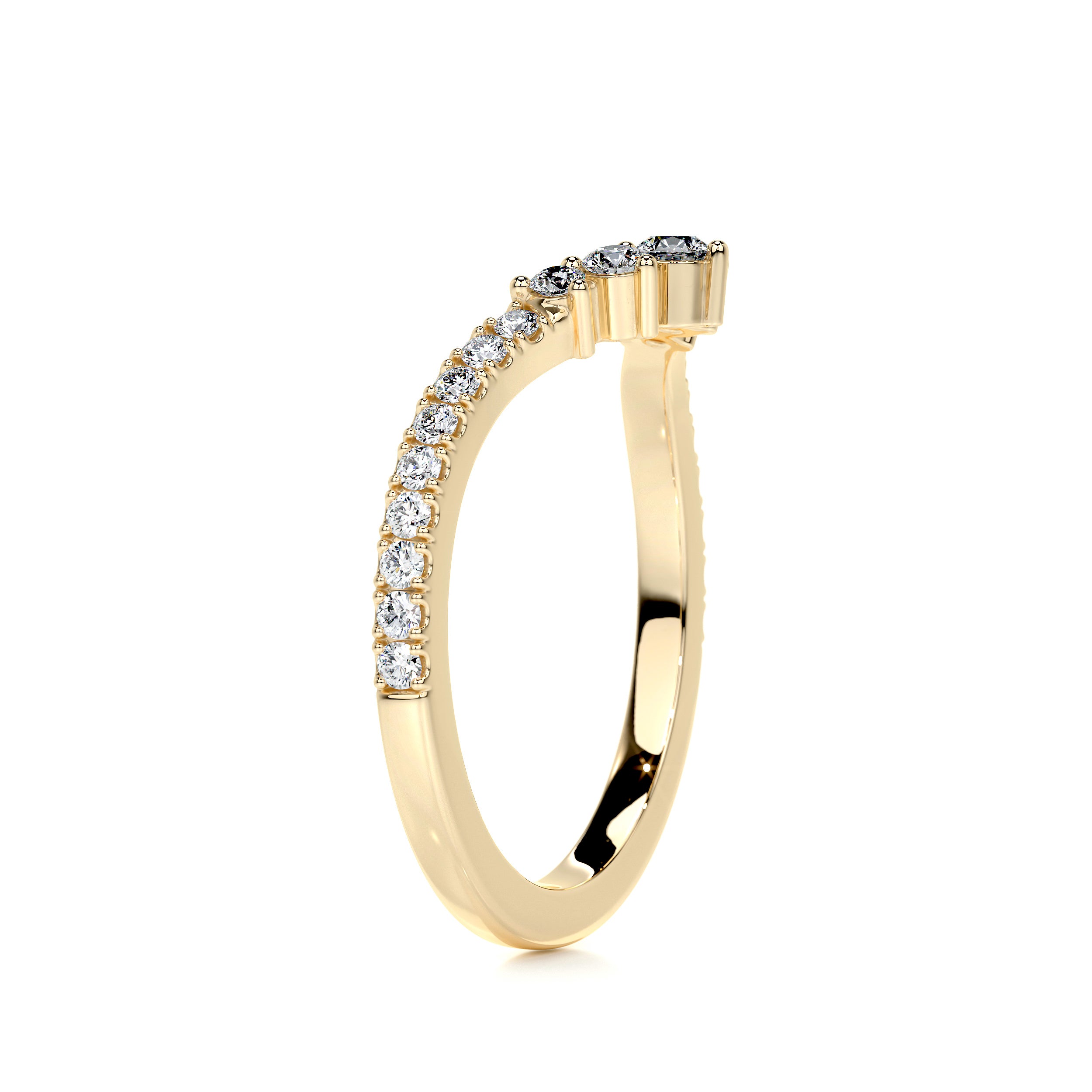 Mia Diamond Wedding Ring (0.35 Carat) -18K Yellow Gold、mySite、hinf8tx79