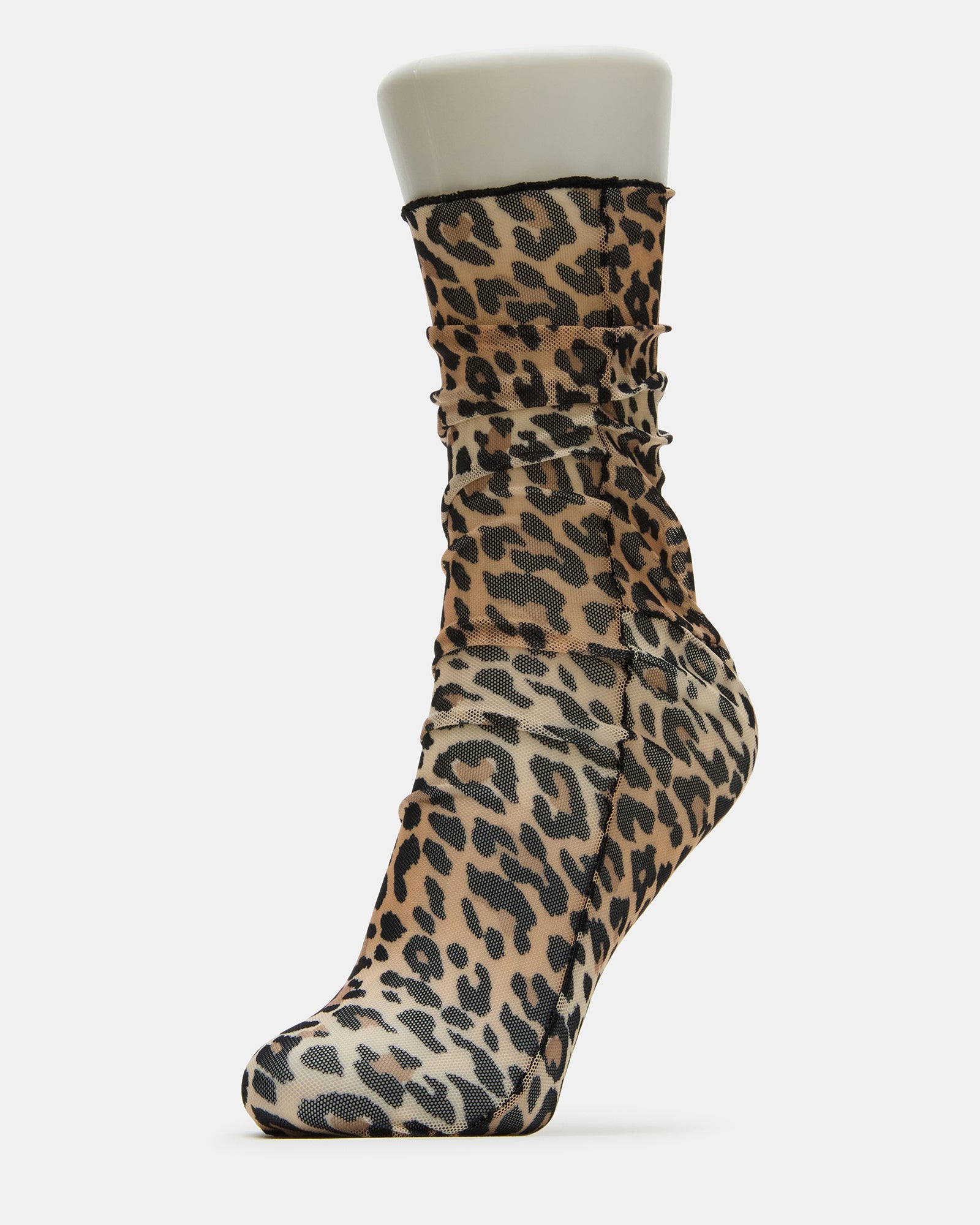 LEOPARD MESH SOCKS NATURAL、mySite、gtrtttuynbv