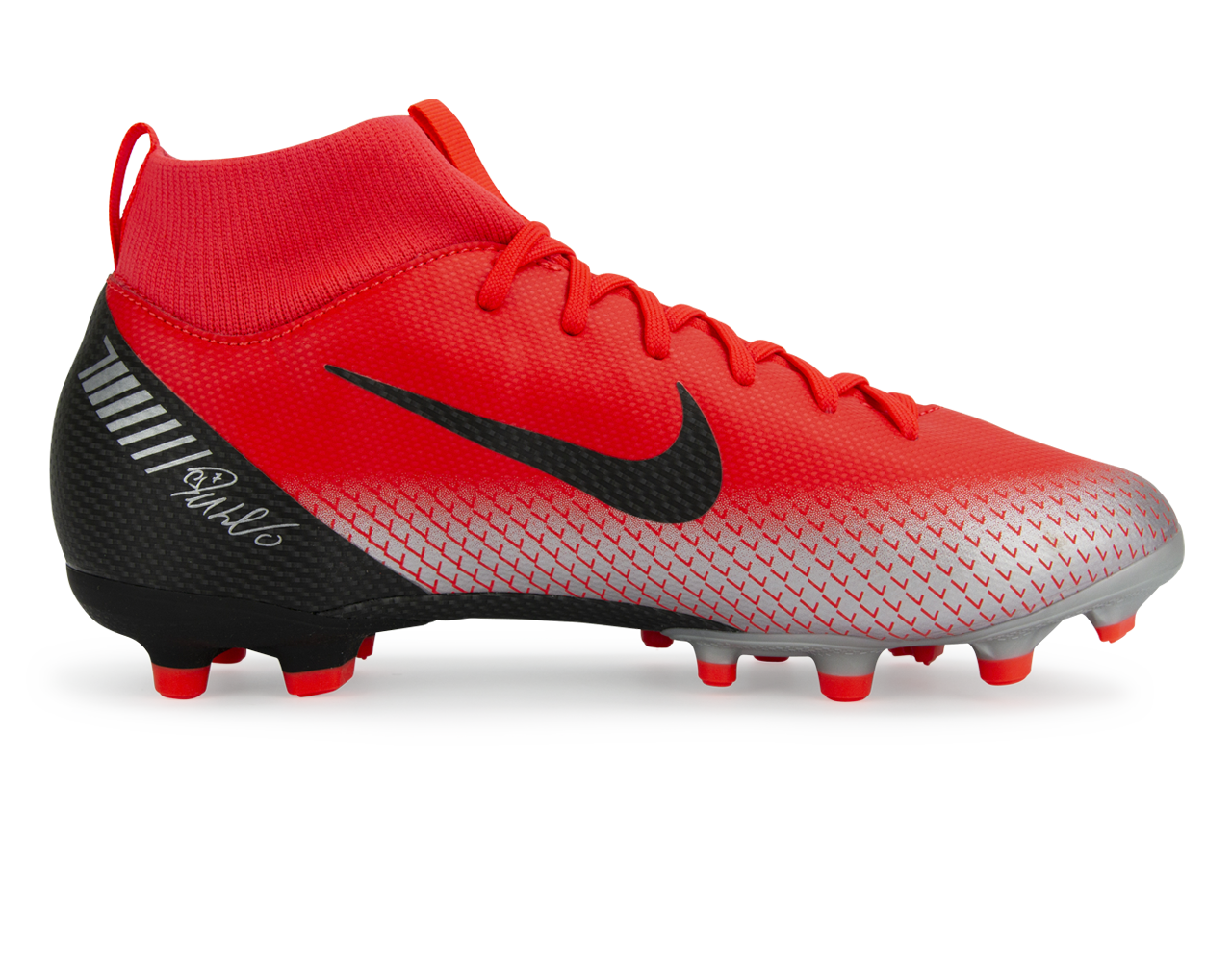 Nike Kids Mercurial CR7 Superfly 6 Academy FG/MG Bright Crimson/Black、mySite、noshort