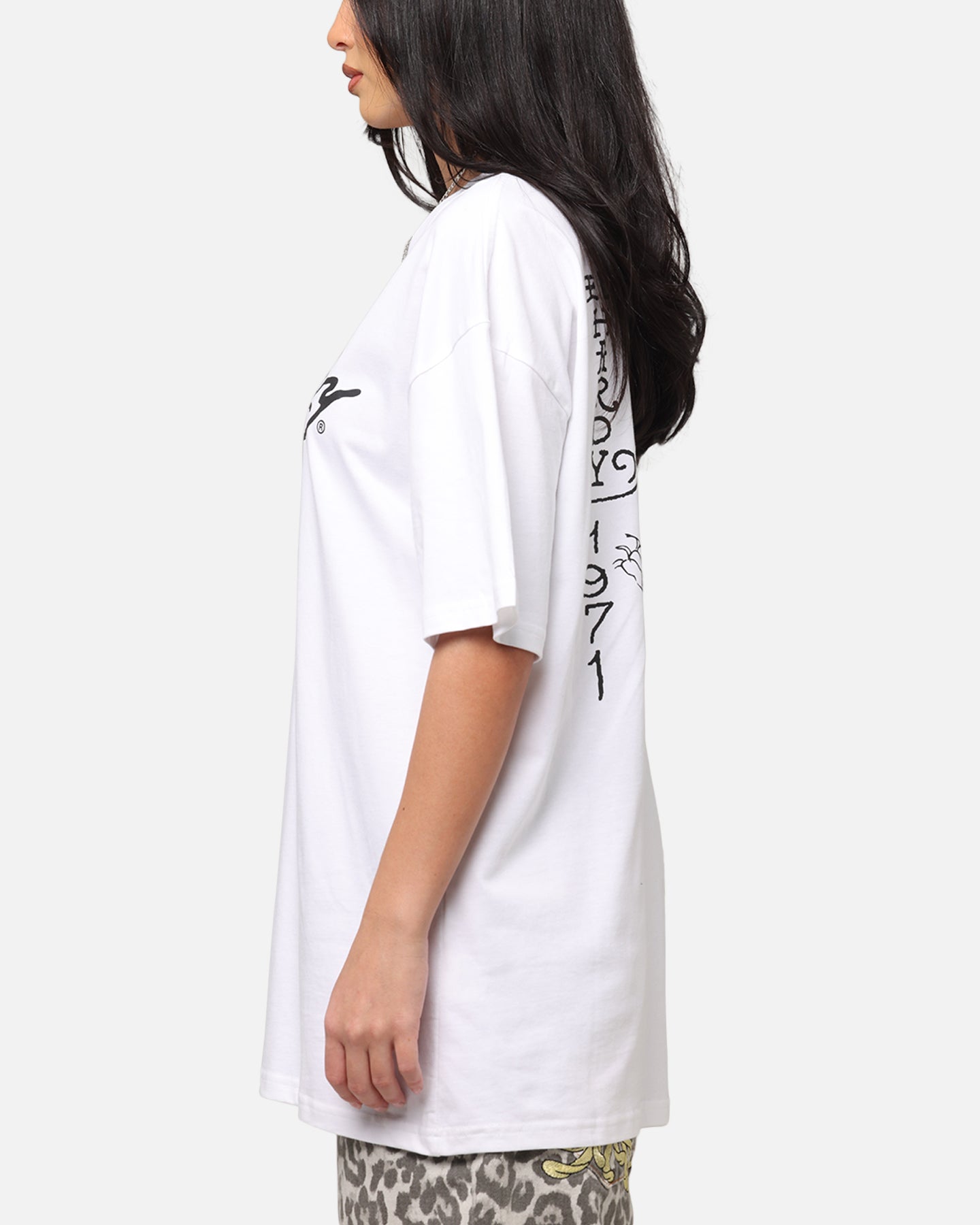 Ed Hardy Tiger Stamp T-Shirt White、mySite、zt4zffjzw