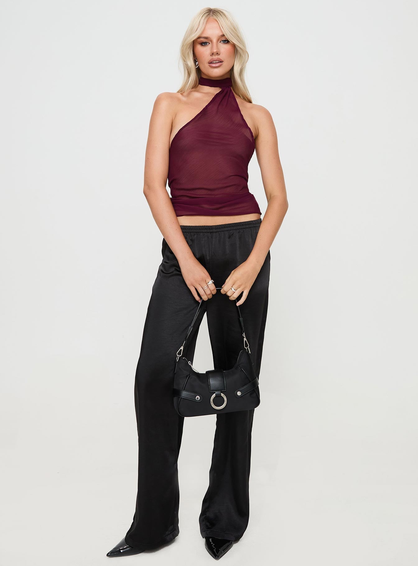 Lux Tie Top Burgundy、mySite、solidvoid