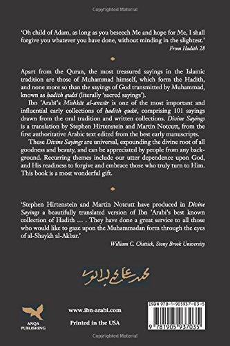 Divine Sayings: 101 Hadith Qudsi - The Mishkat al-Anwar of Ibn 'Arabi、mySite、topwebapps
